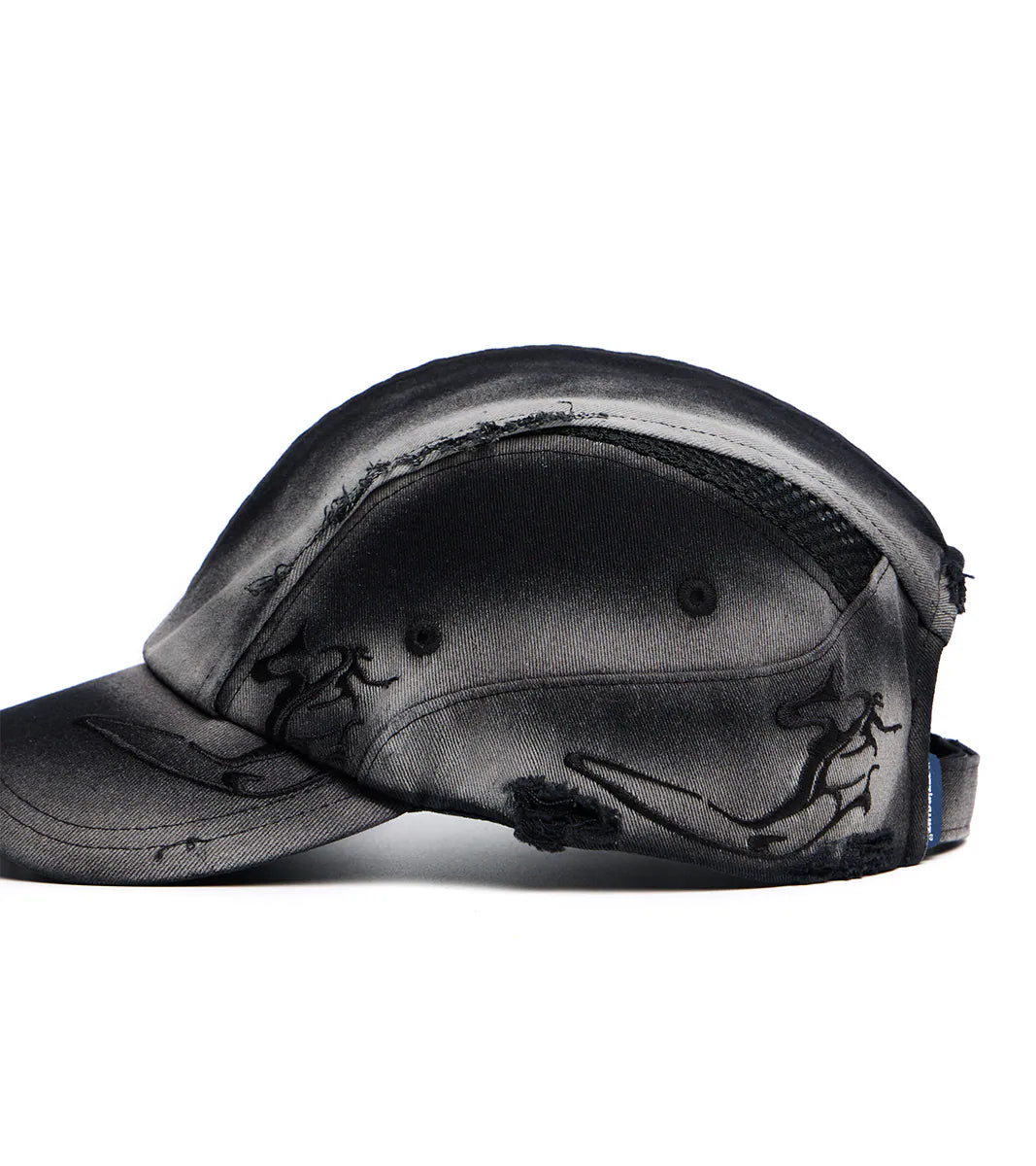 Washed Black - Microclimate Damaged Cap - BEV C multi label store