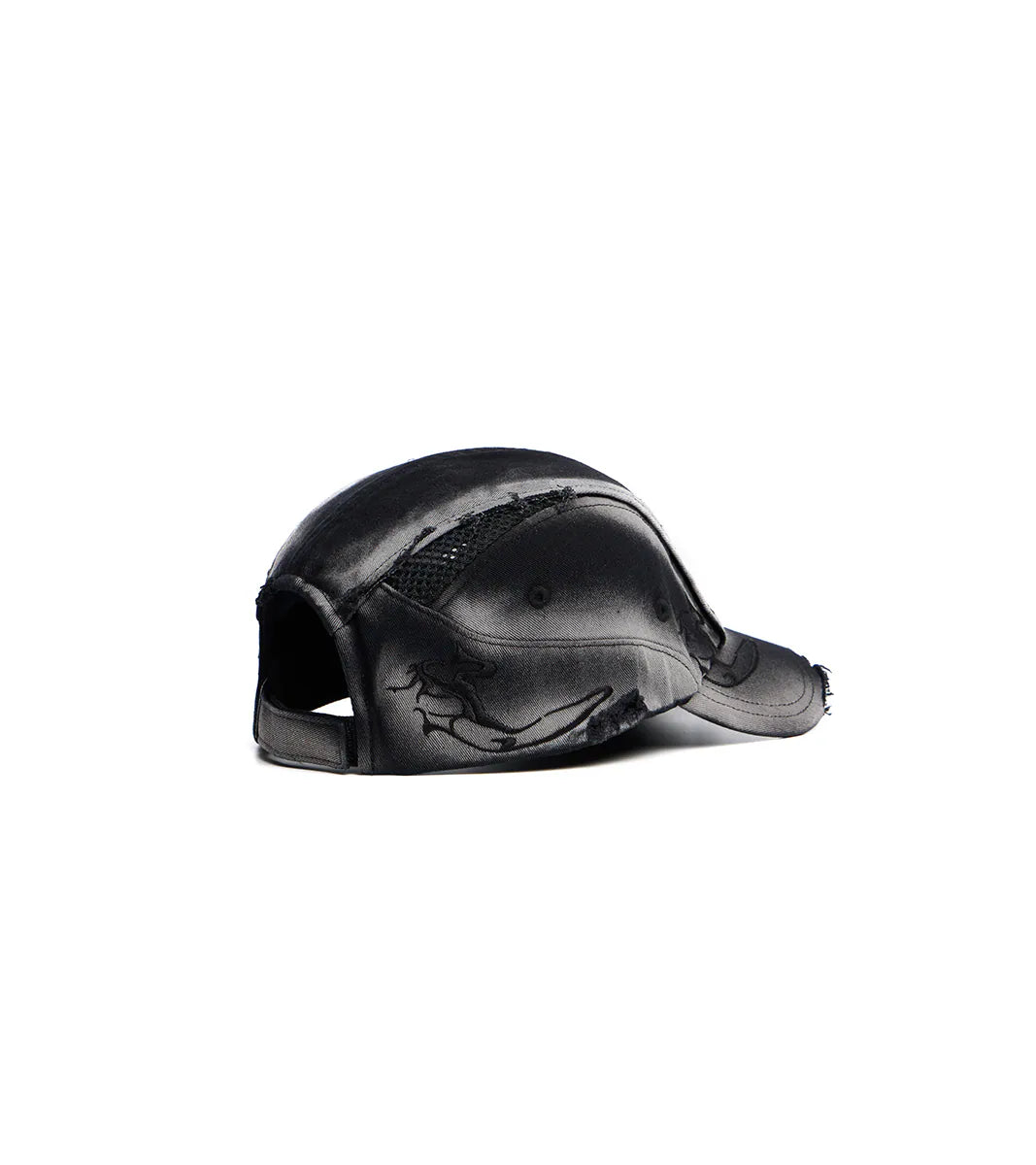 Washed Black - Microclimate Damaged Cap - BEV C multi label store