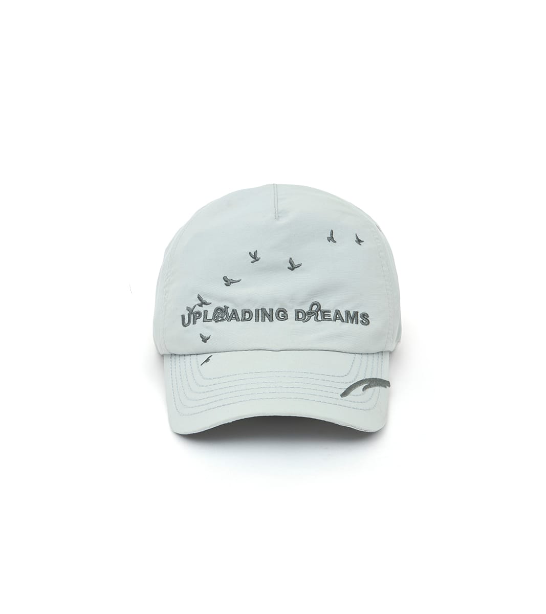 White - Lucid Flock Cap - BEV C multi label store
