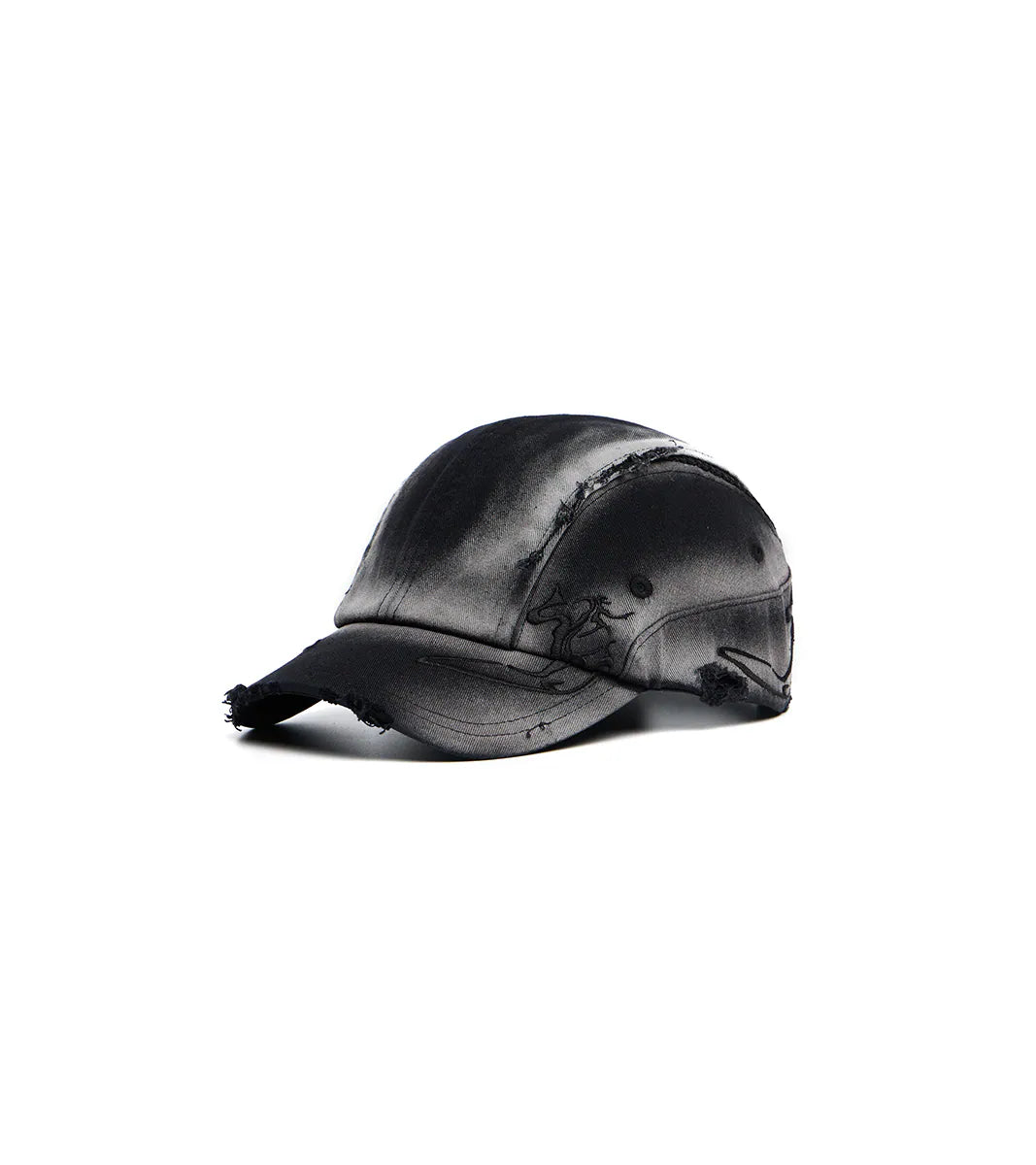 Washed Black - Microclimate Damaged Cap - BEV C multi label store