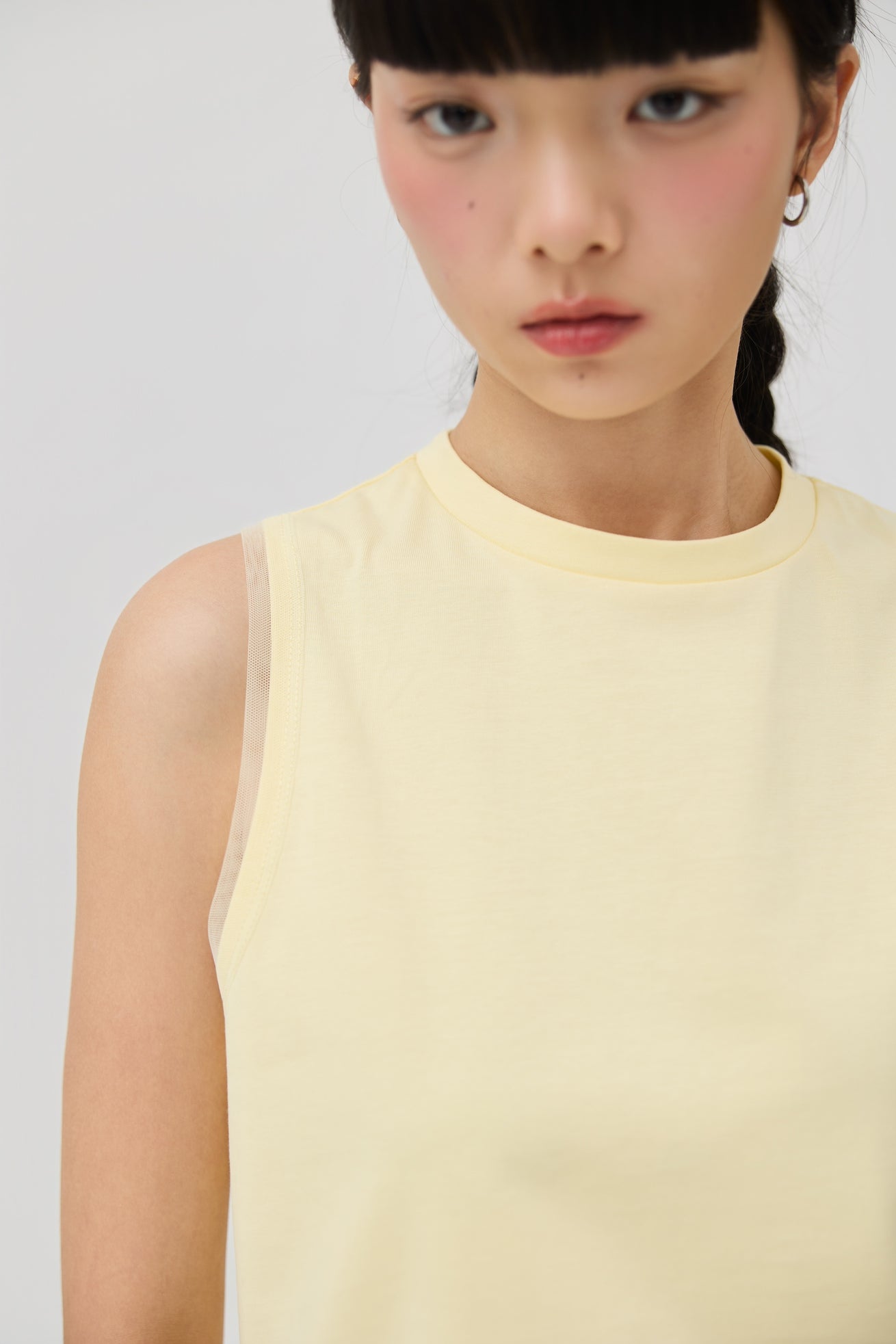 KUMO MUSCLE TANK IN BUTTER YELLOW - BEV C multi label store