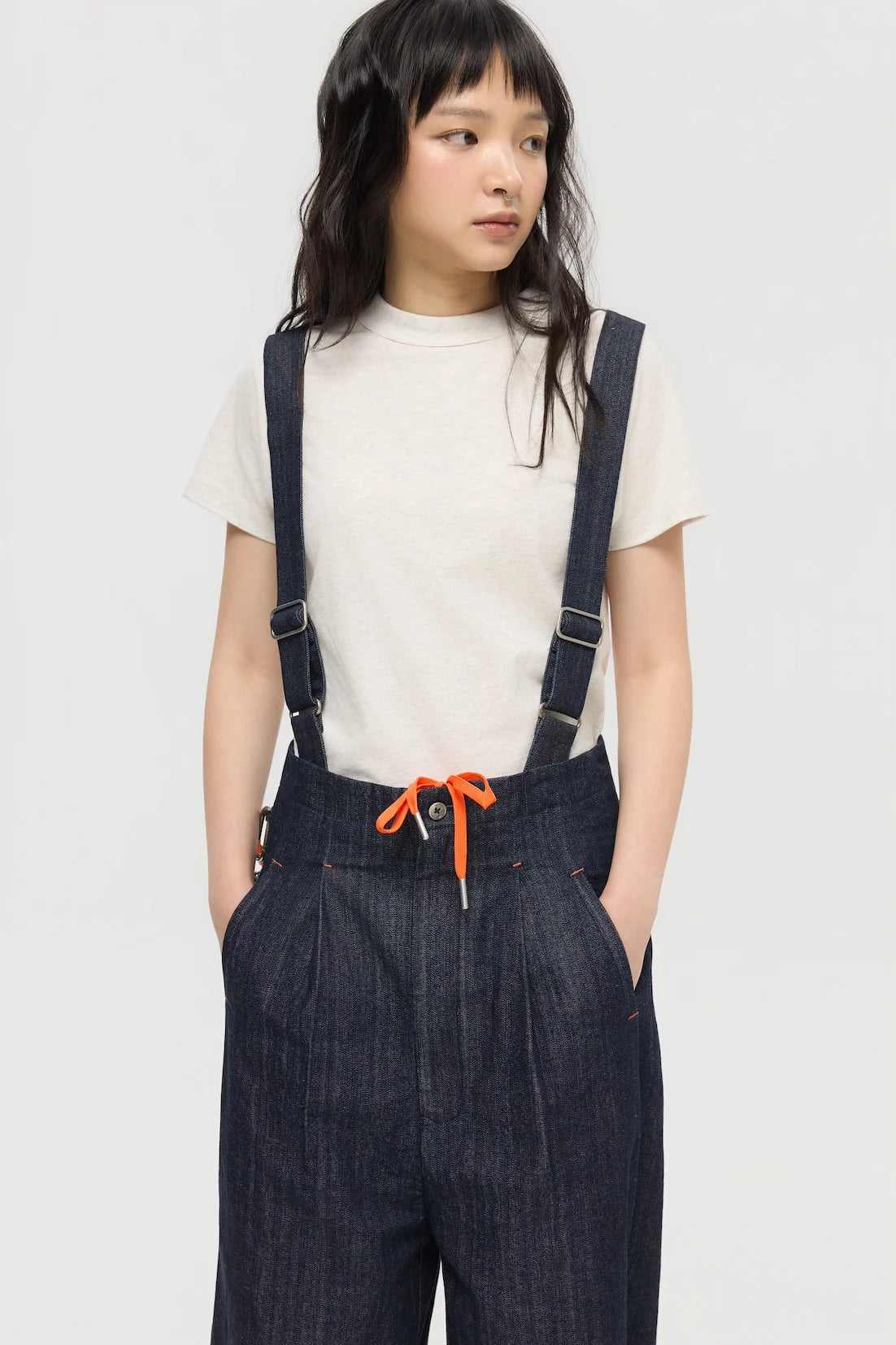 BARUN TROUSERS IN SLUB DENIM BY KAIHARA JAPAN