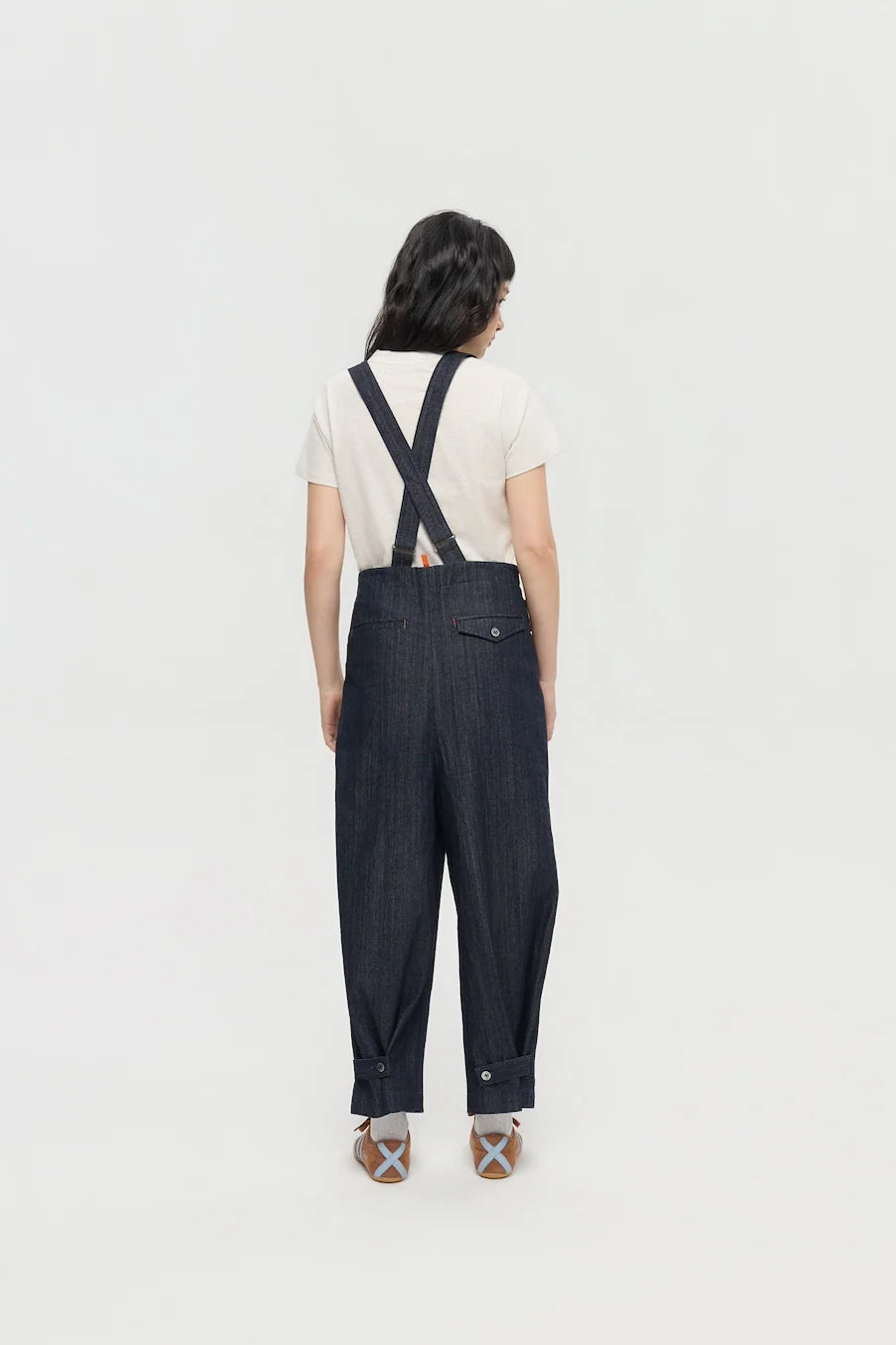 BARUN TROUSERS IN SLUB DENIM BY KAIHARA JAPAN