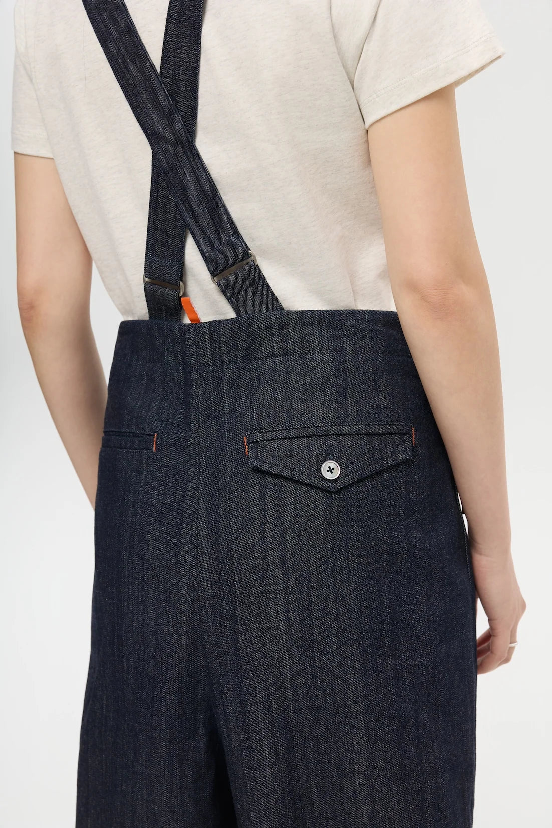 BARUN TROUSERS IN SLUB DENIM BY KAIHARA JAPAN
