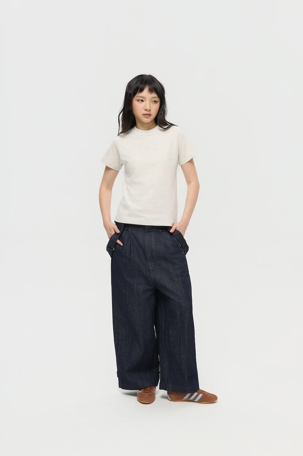BARUN TROUSERS IN SLUB DENIM BY KAIHARA JAPAN