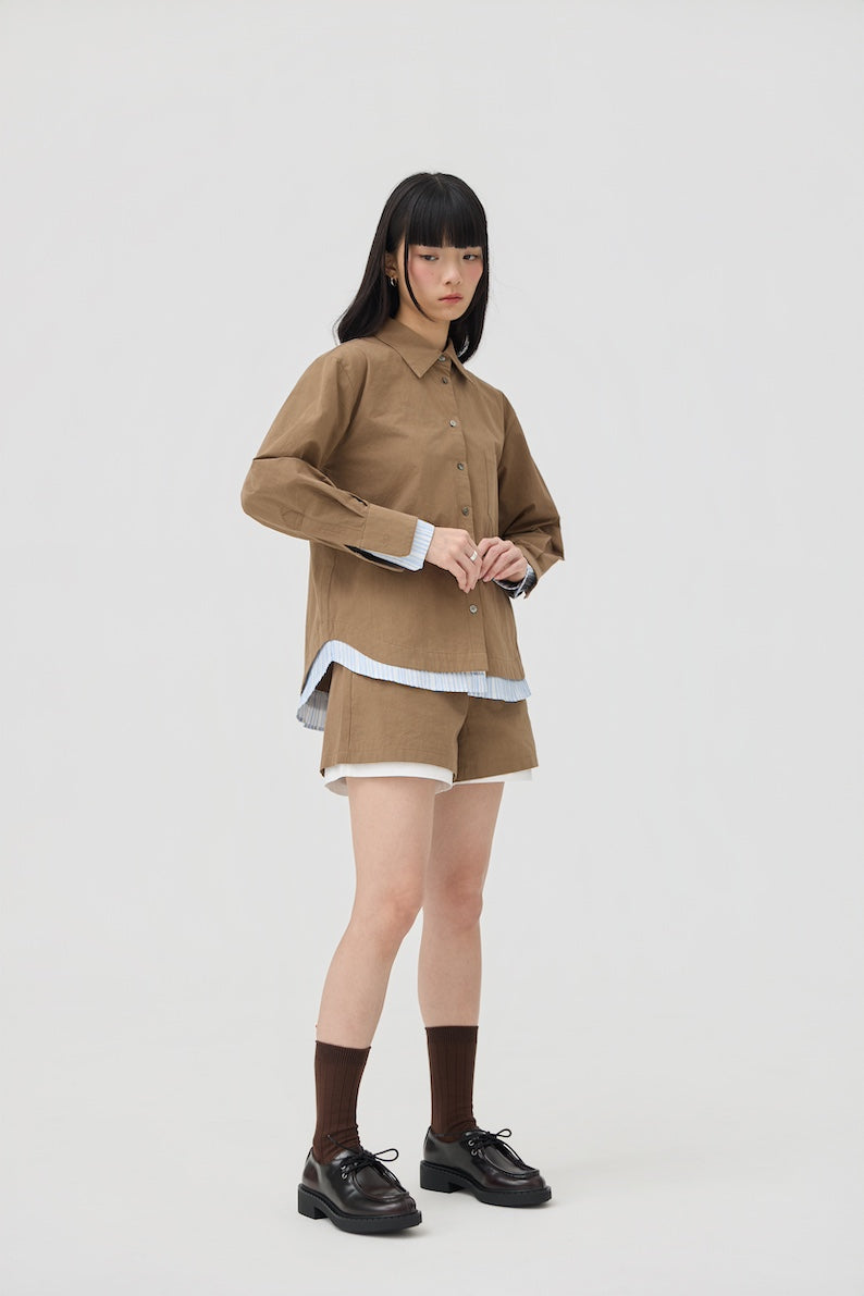 KASANE SHIRT - SAND STONE - BEV C multi label store