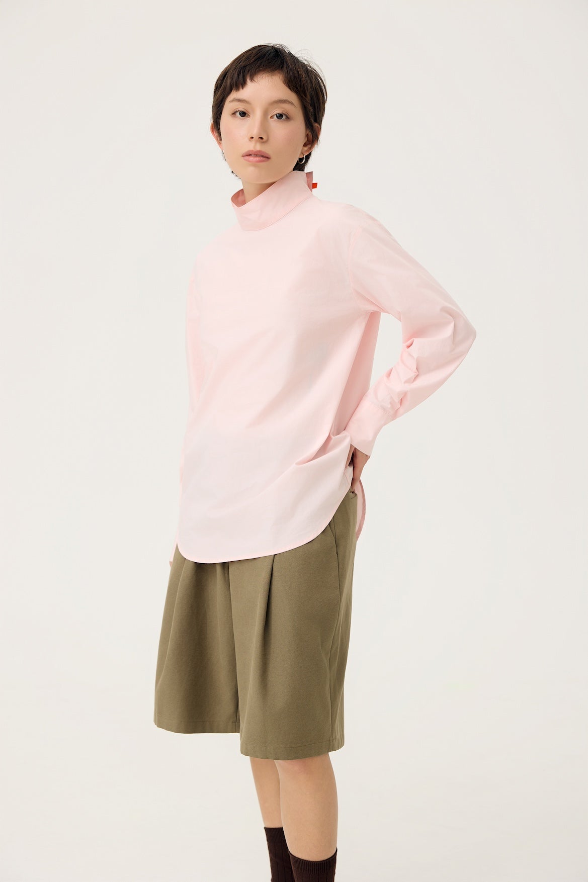 OKI SCARF TOP IN SAKURA PINK - BEV C multi label store