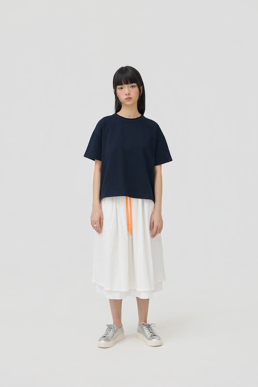 SOKKO ZIP TEE - NAVY - BEV C multi label store