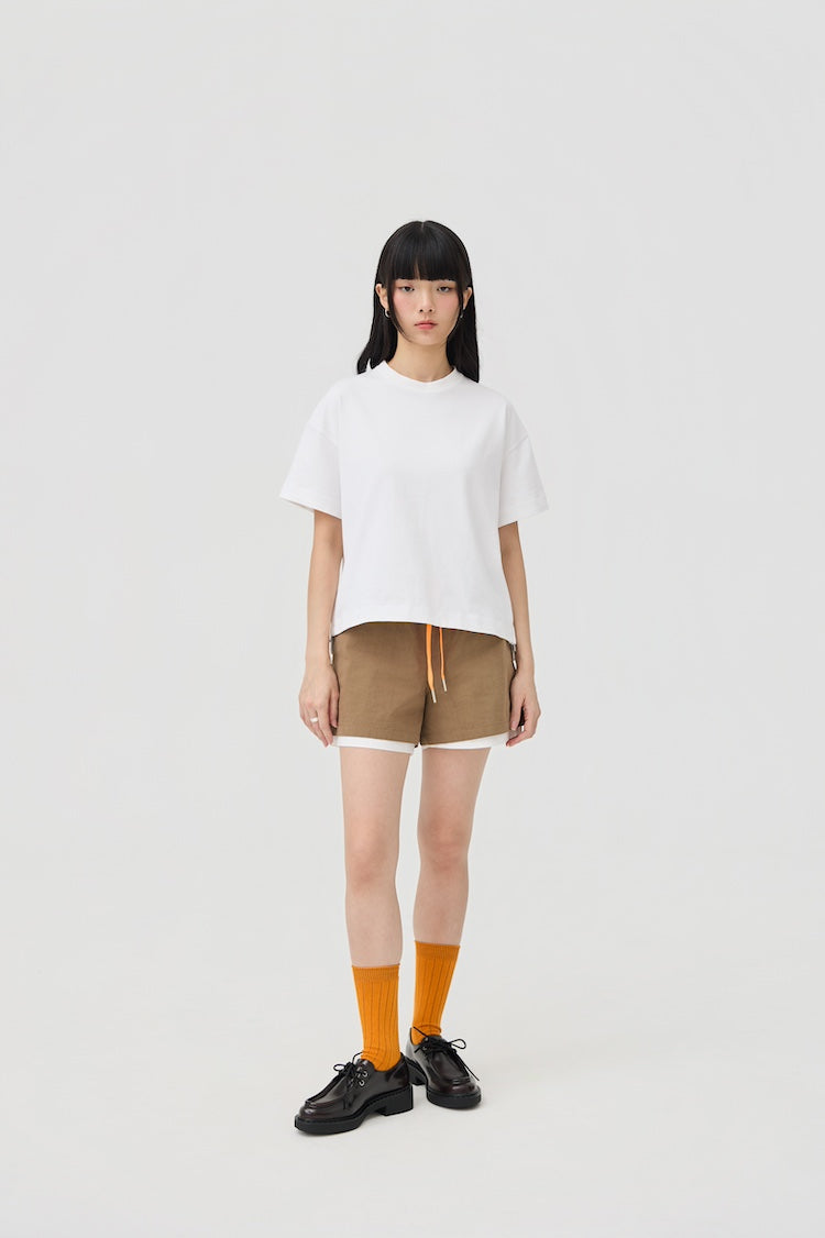 SOKKO ZIP TEE - OPTIC WHITE - BEV C multi label store