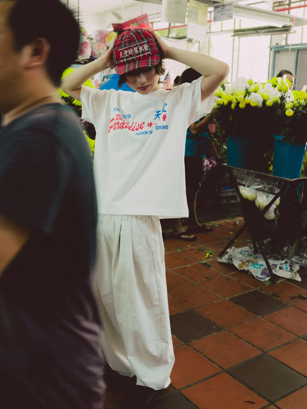 Trading Cap (Plaid Red)