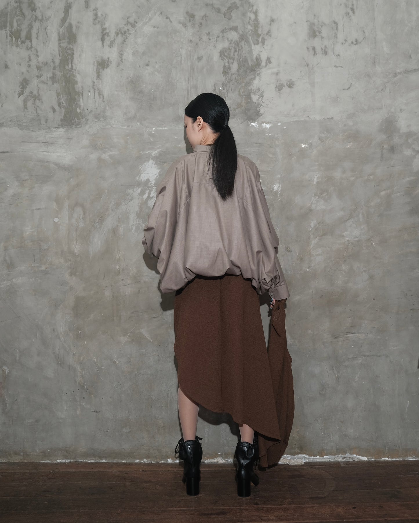U Dress in Dark Brown - BEV C multi label store