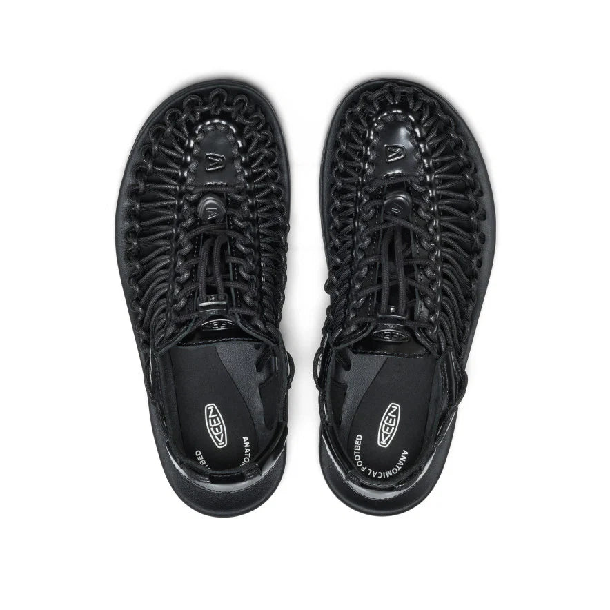 All Gender UNEEK Leather Sneaker - Perseid Black - BEV C multi label store