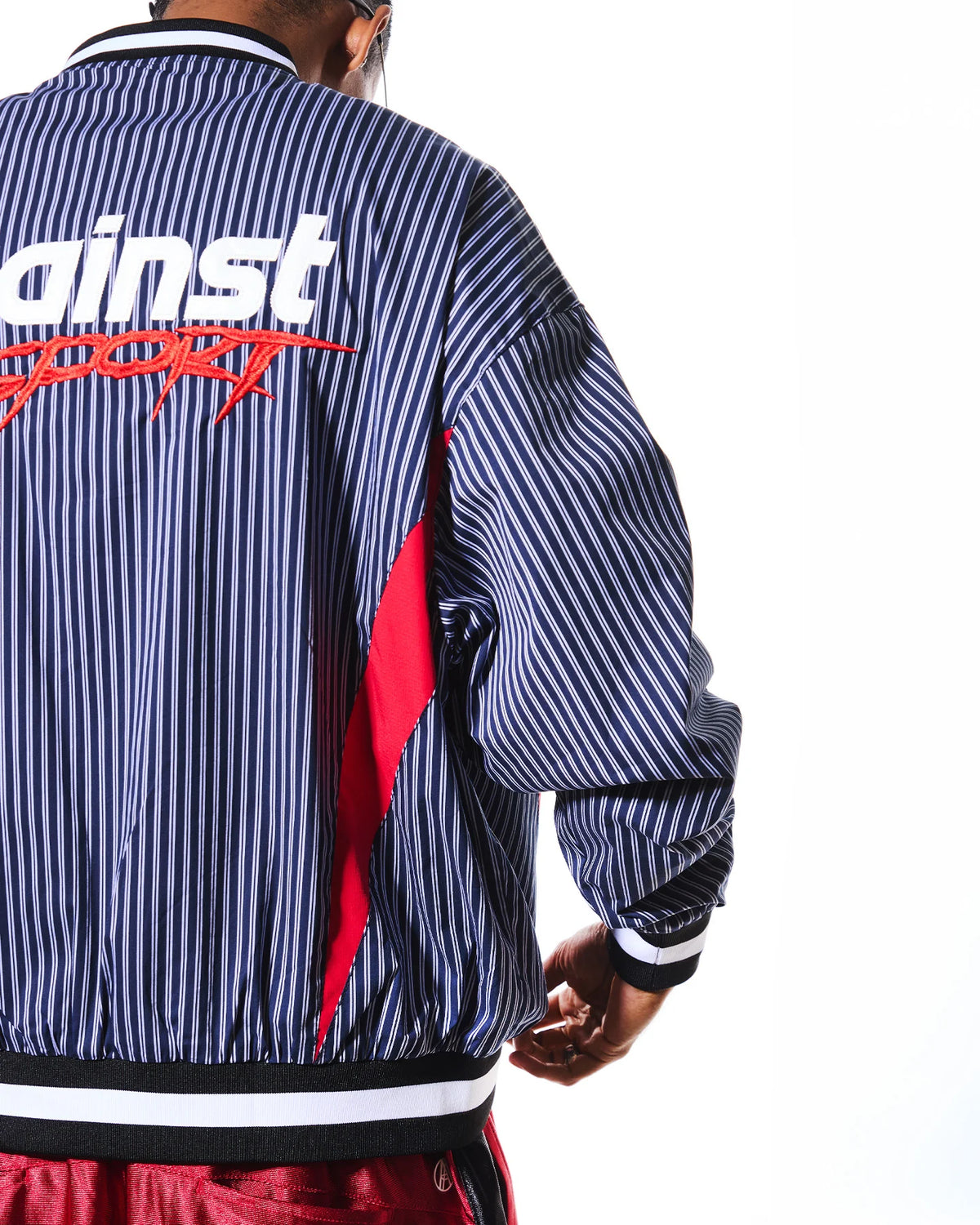 SPORT STRIPE TOP NAVY