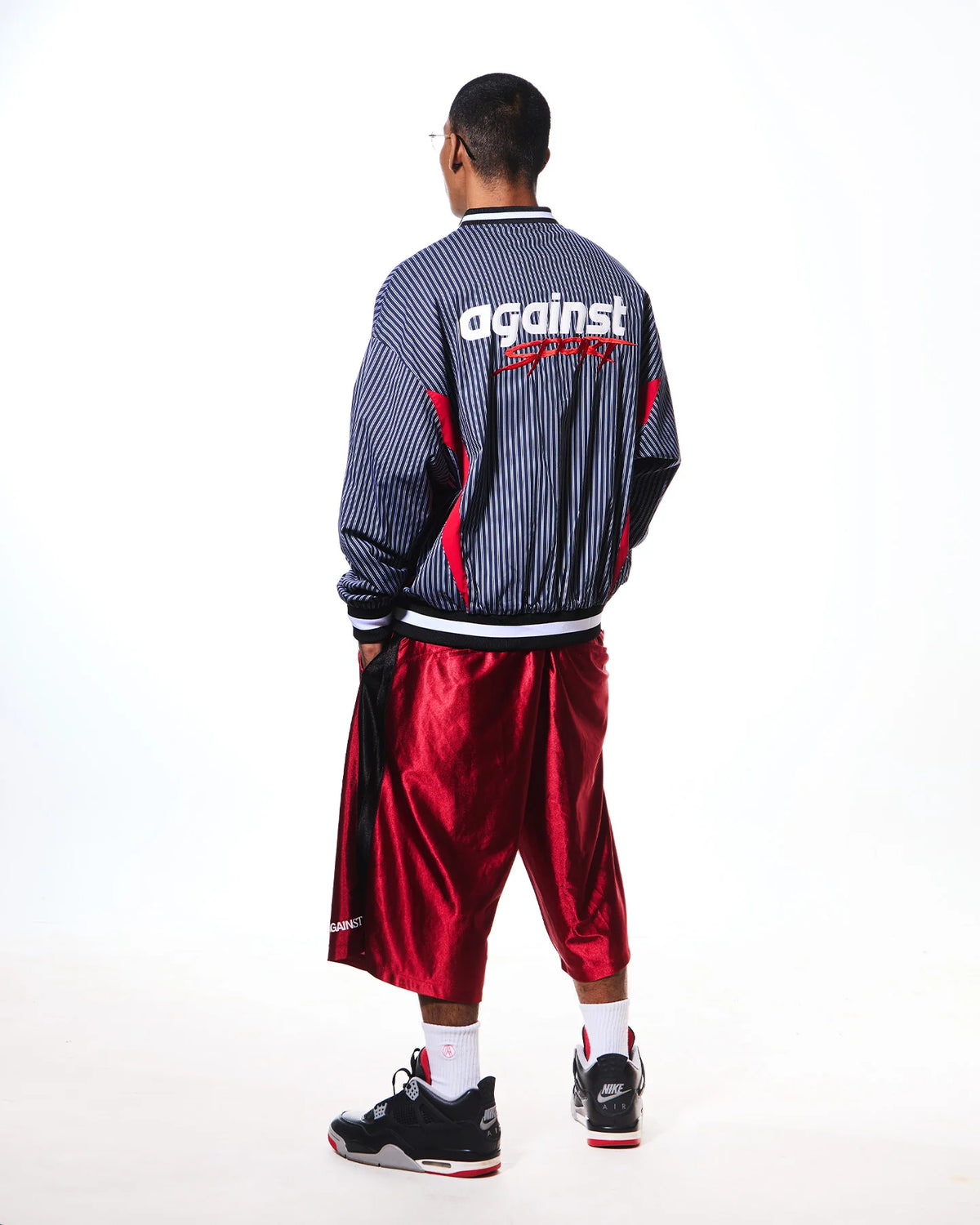 SPORT STRIPE TOP NAVY