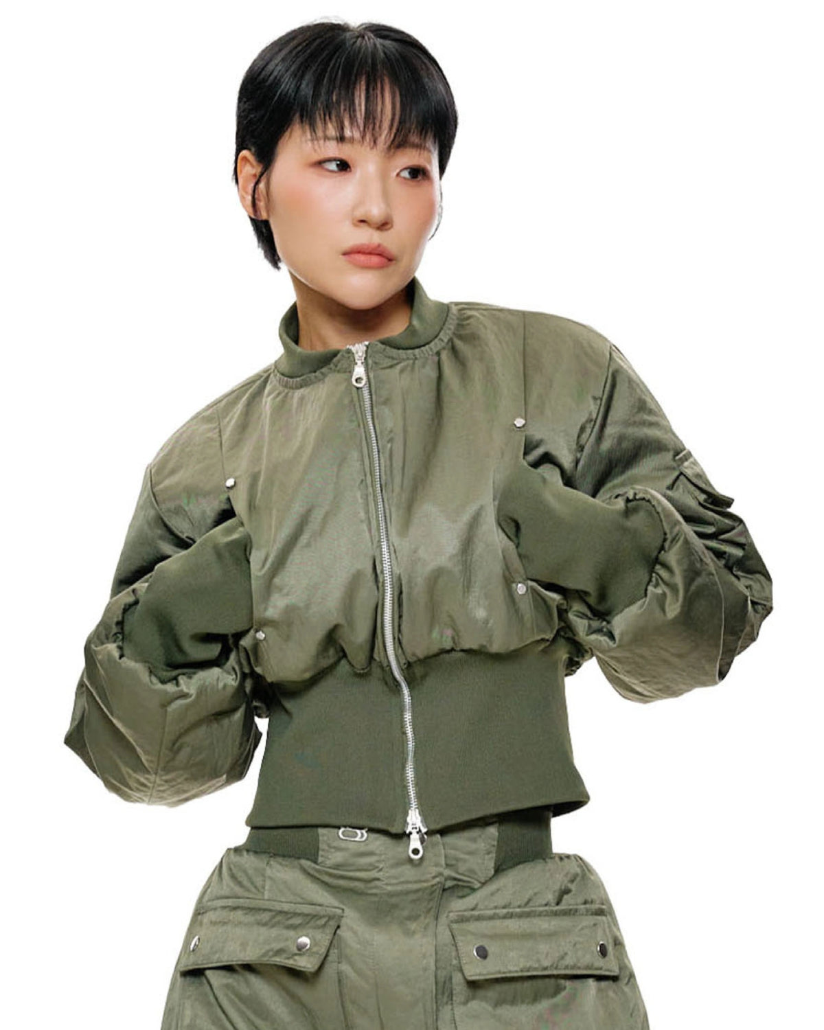 ZERO GRAVITY BOMBER JACKET - BEV C multi label store