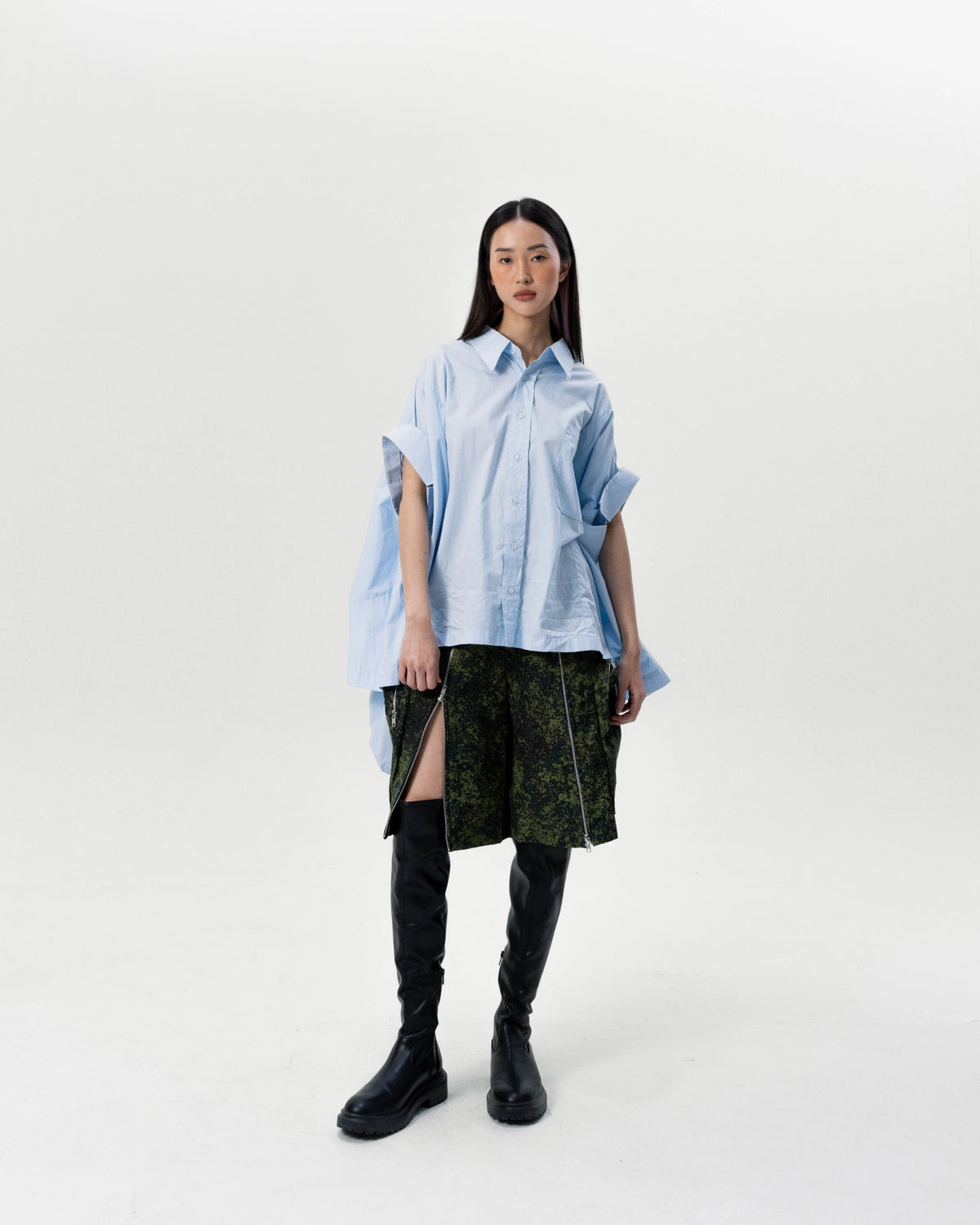 CIVIL SLIT SHORT - BEV C multi label store