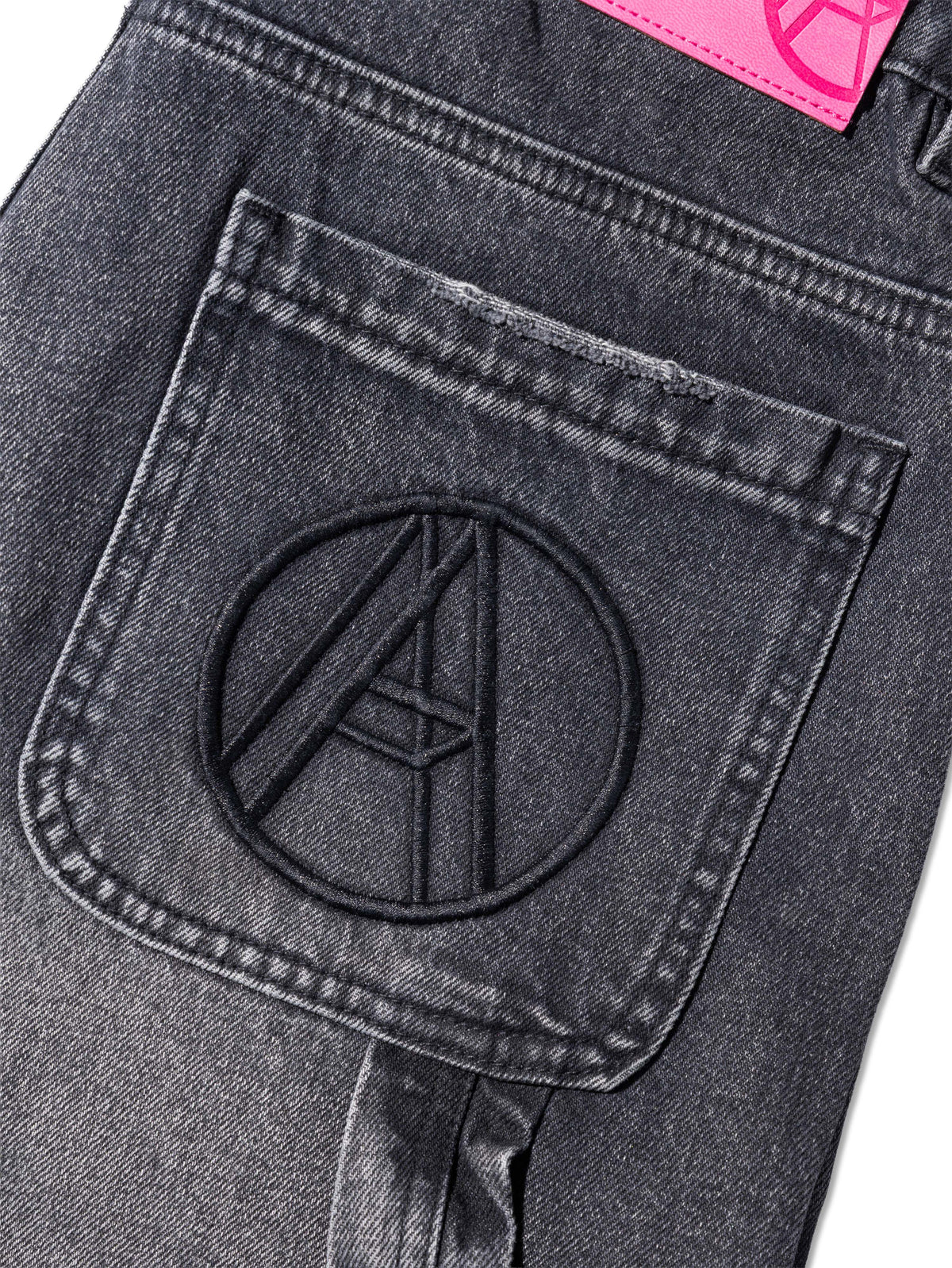 D. KNEE MONEY SHORTS DENIM BLACK