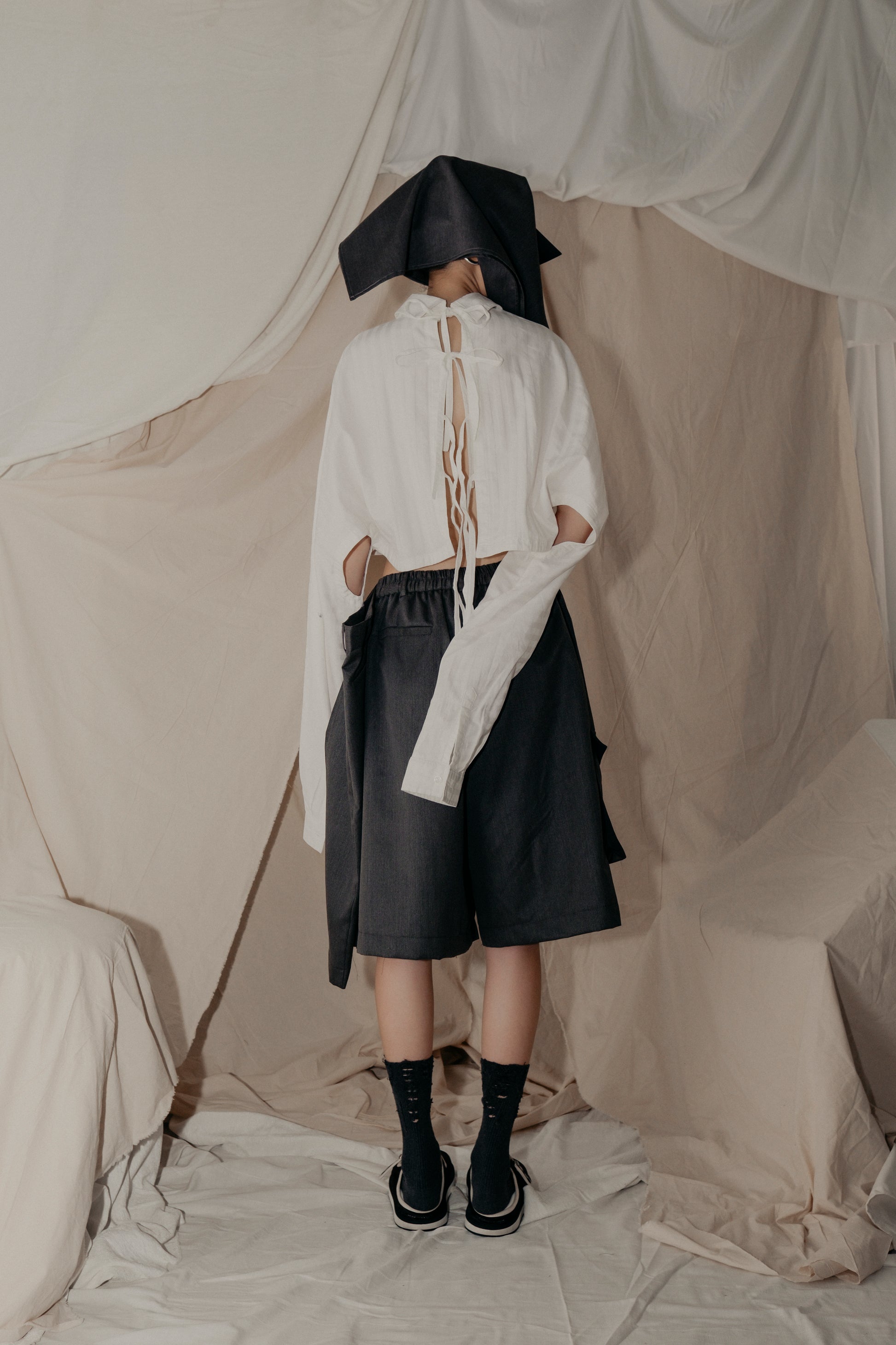 Psycho Shirt in White Line - BEV C multi label store