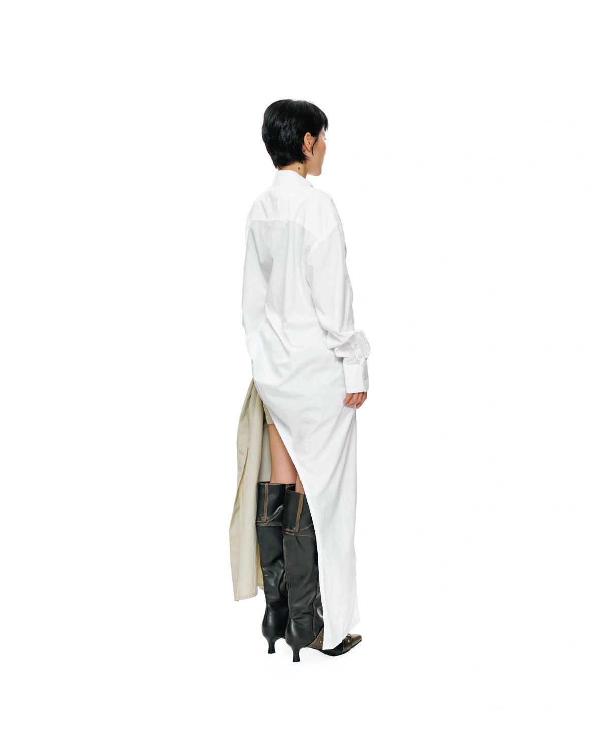 FLOW SHIRT WHITE - BEV C multi label store
