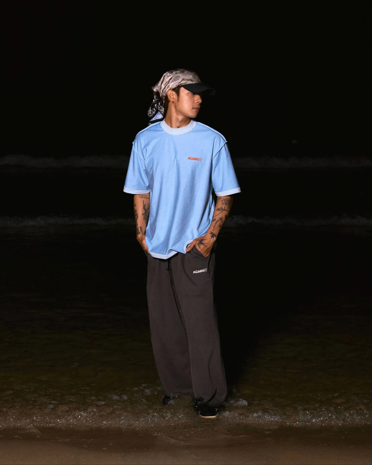 REVERSIBLE ALL DAY TEE BLUE