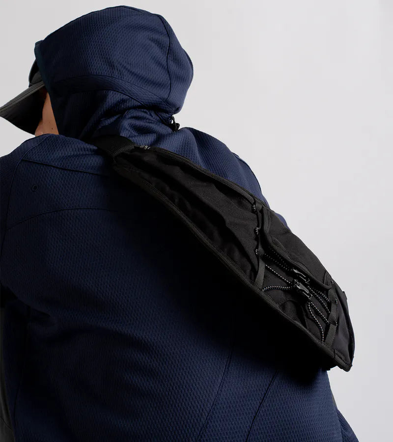 2-Side crossbody bag (CORDURA®)-Black - BEV C multi label store