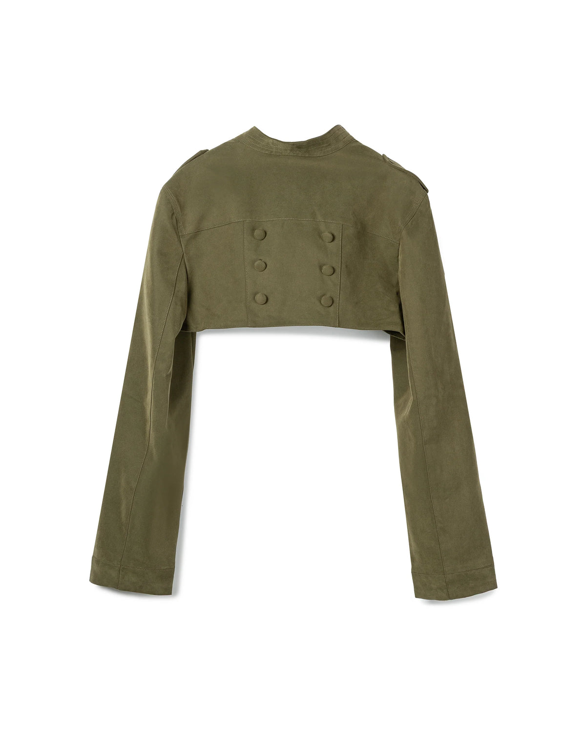Vol.3 Ch.2 Button Cropped Jacket - Green - BEV C multi label store