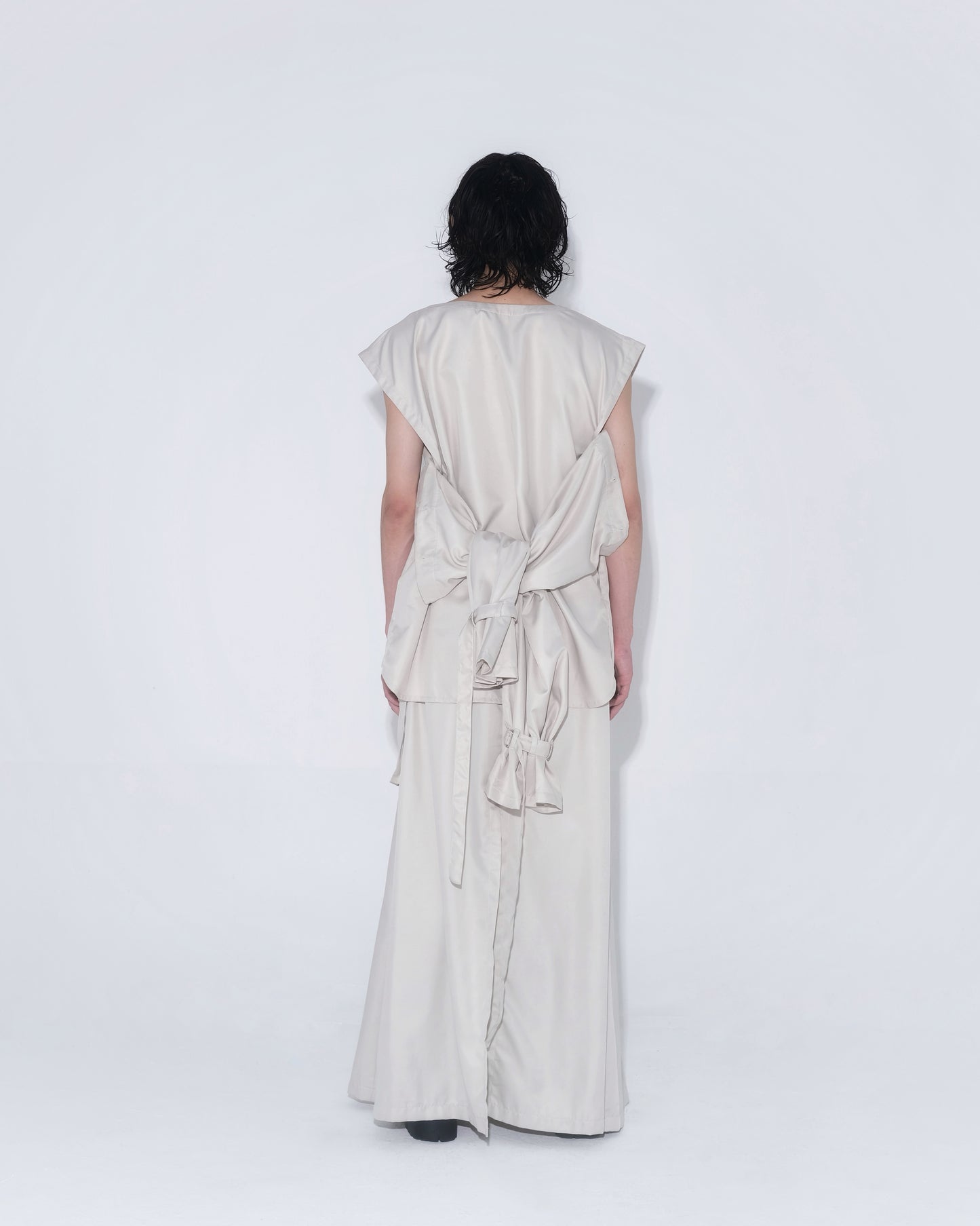 Detachable Psycho Shirt in Cream - BEV C multi label store