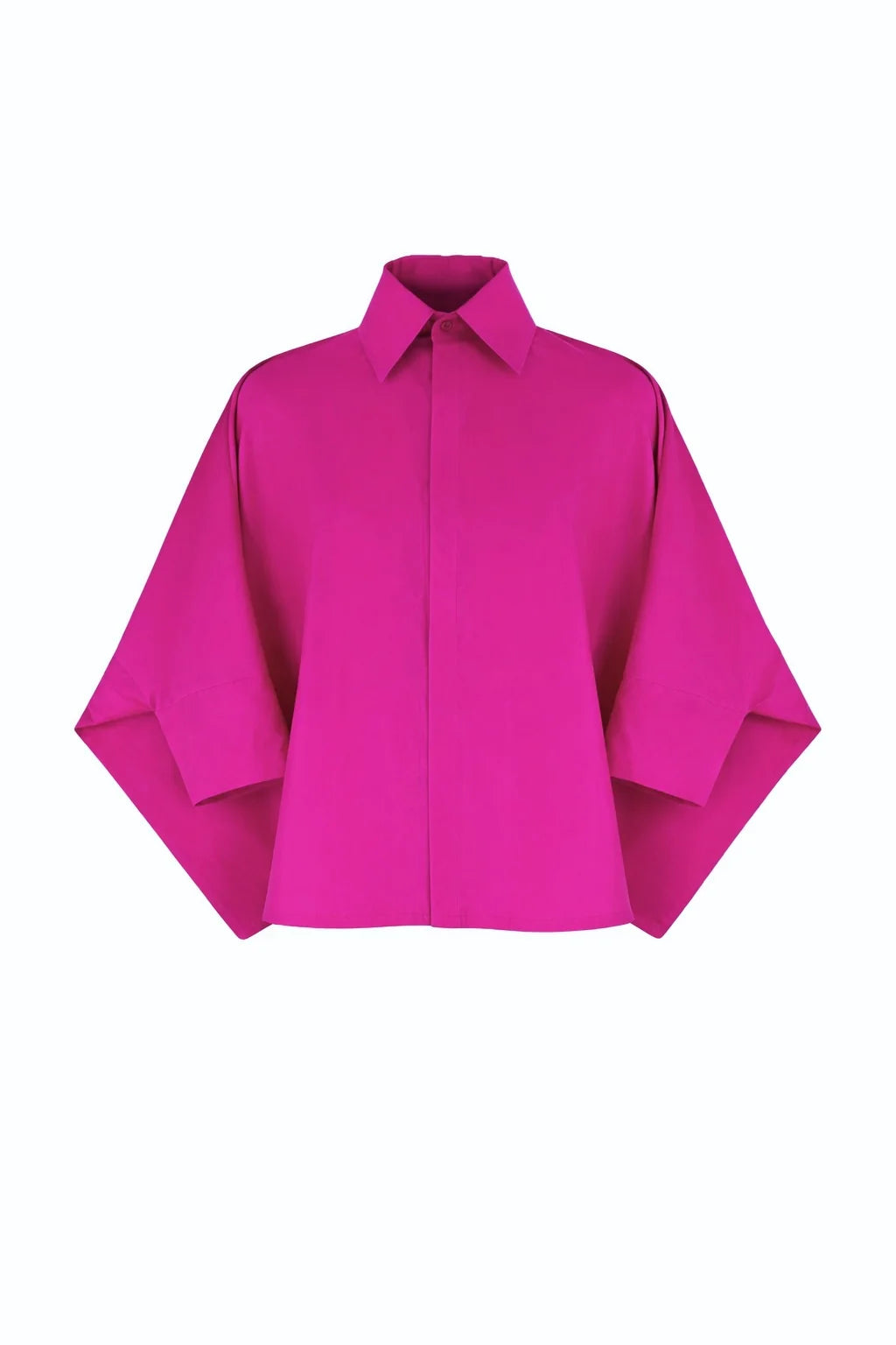Kemeja Kelawar Pendek ( Fuchsia ) - BEV C multi label store