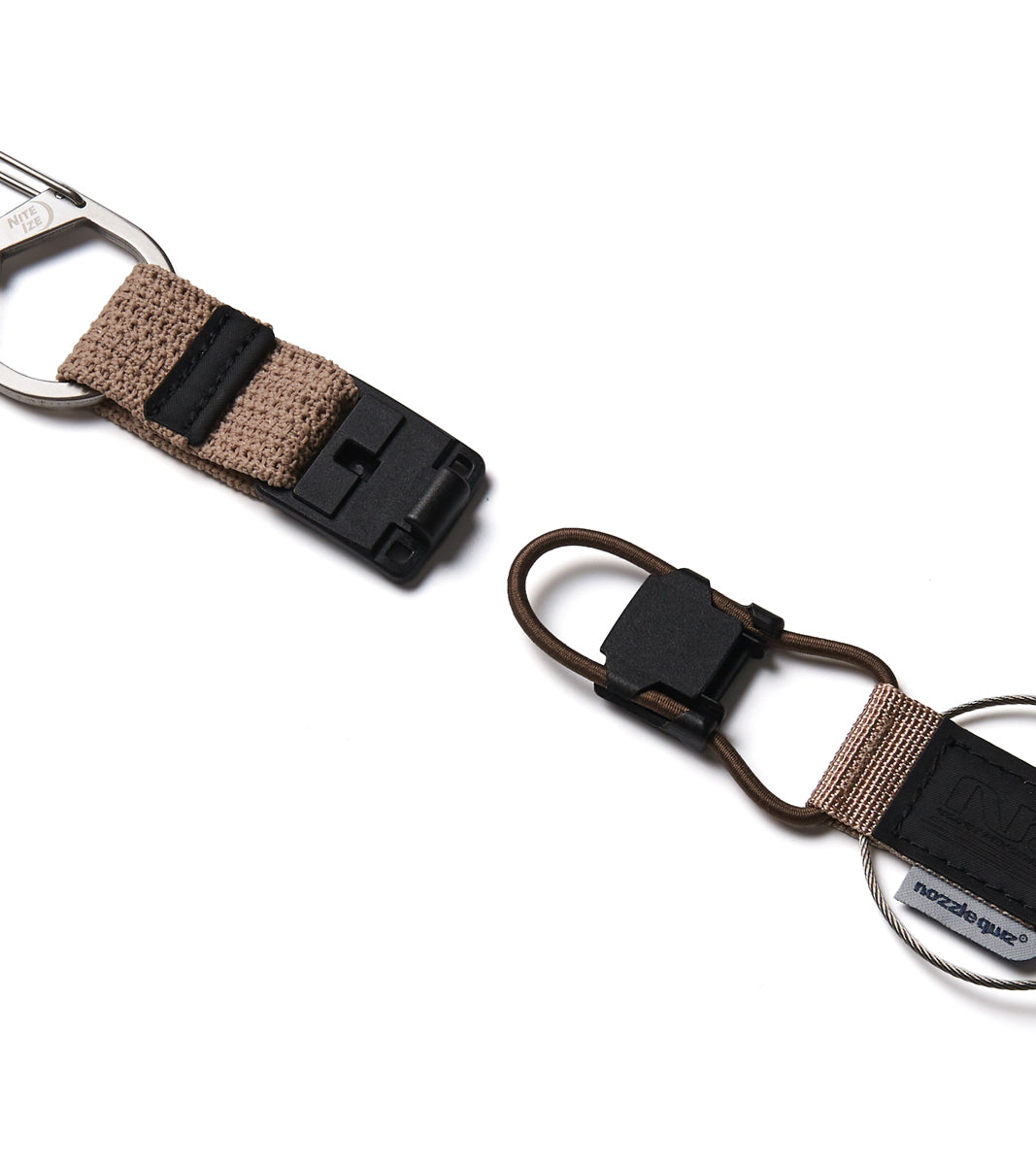 Cordura® Dual Webbing Key Strap - Taupe - BEV C multi label store