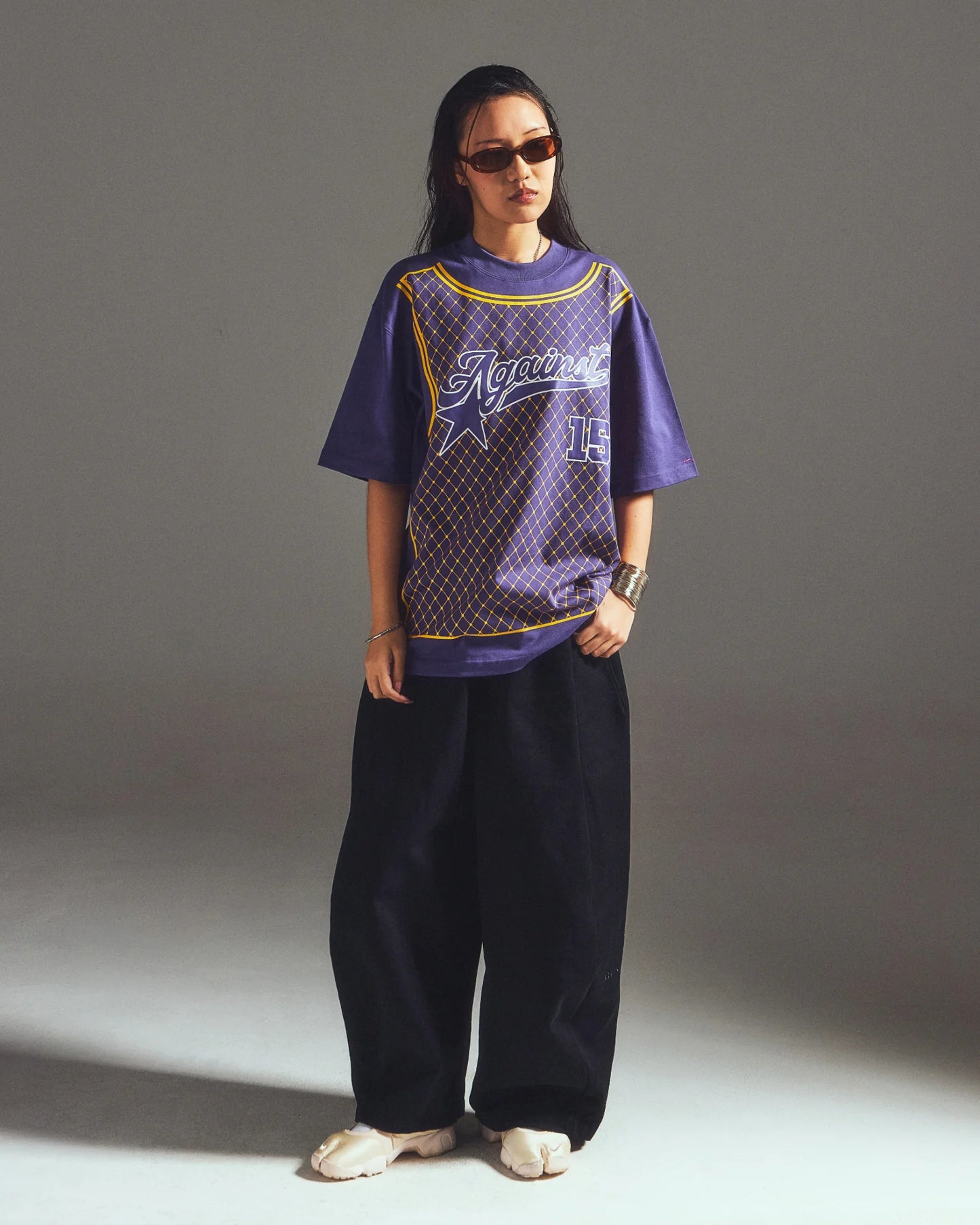A-JERSEY TEE PURPLE - BEV C multi label store