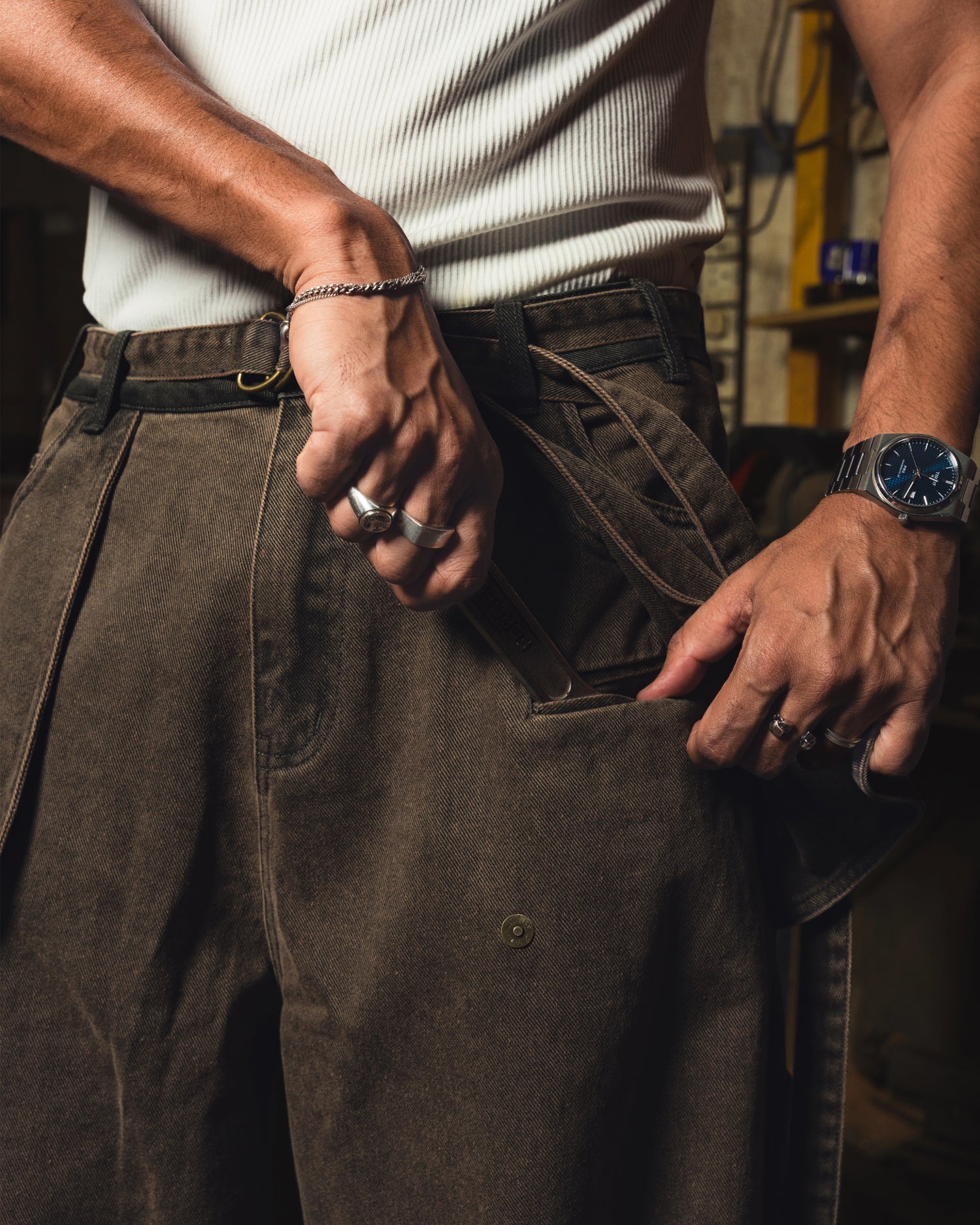 AGAINST X HDPC FABRICATOR PANTS TIMBER - BEV C multi label store