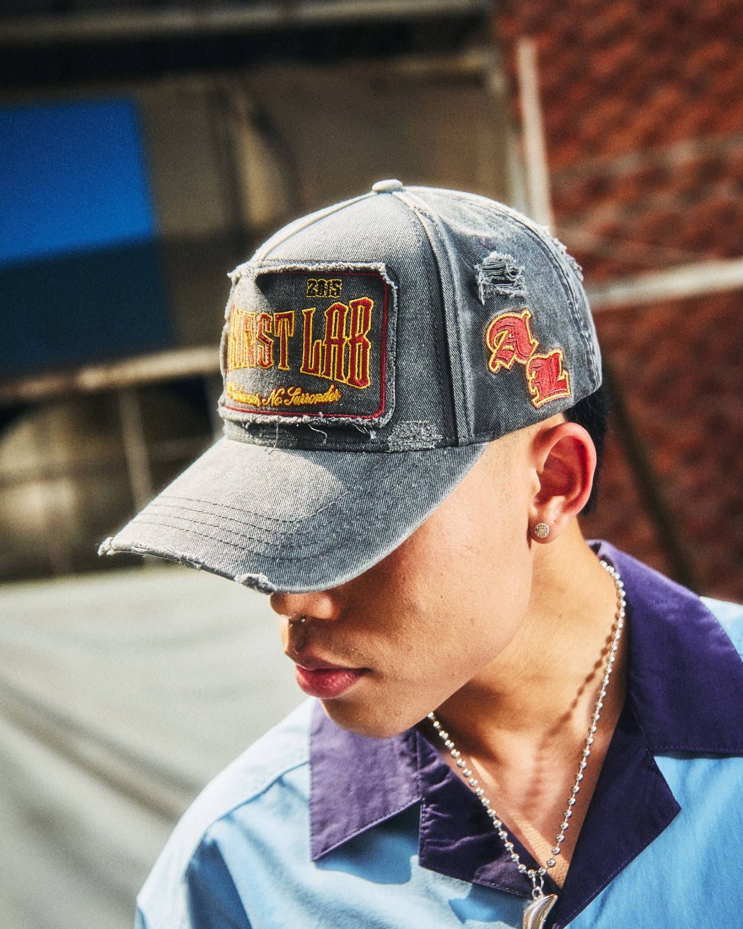 BIG BULLY VARSITY CAP - BEV C multi label store