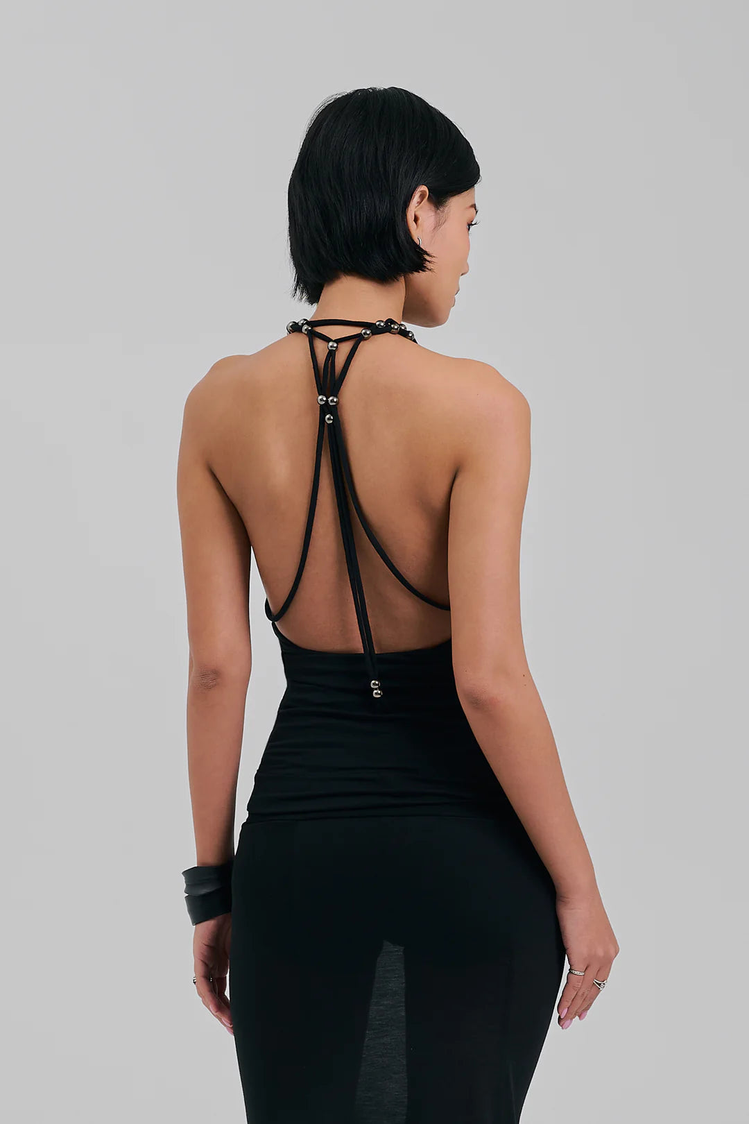 AMULET TOP BLACK - BEV C multi label store