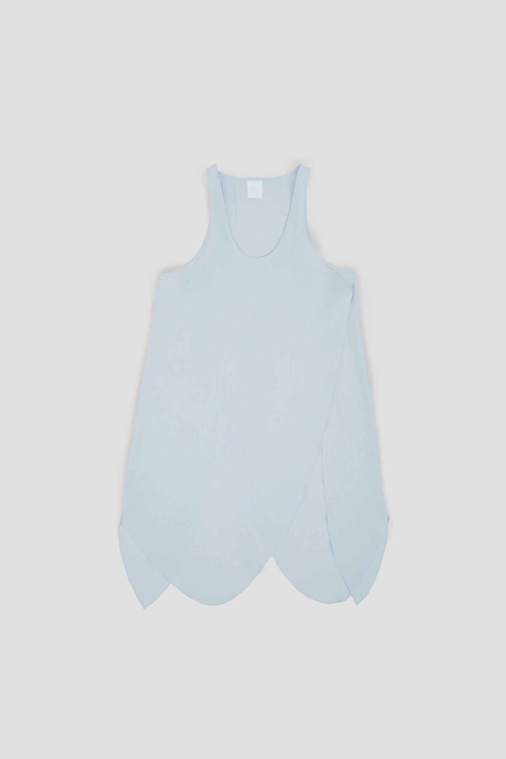 Asymmetrical Layering Long Tank Top (Blue) - BEV C multi label store