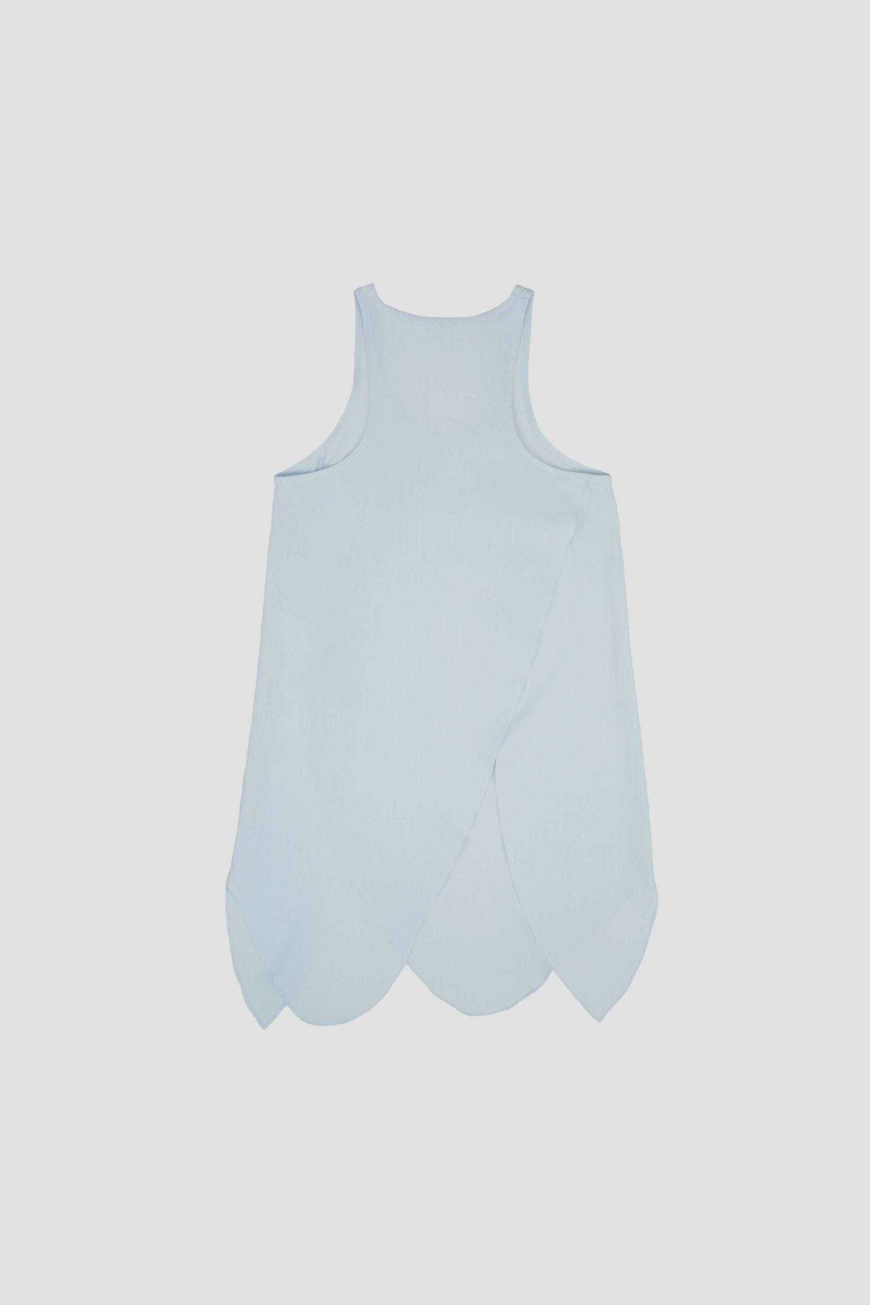 Asymmetrical Layering Long Tank Top (Blue) - BEV C multi label store