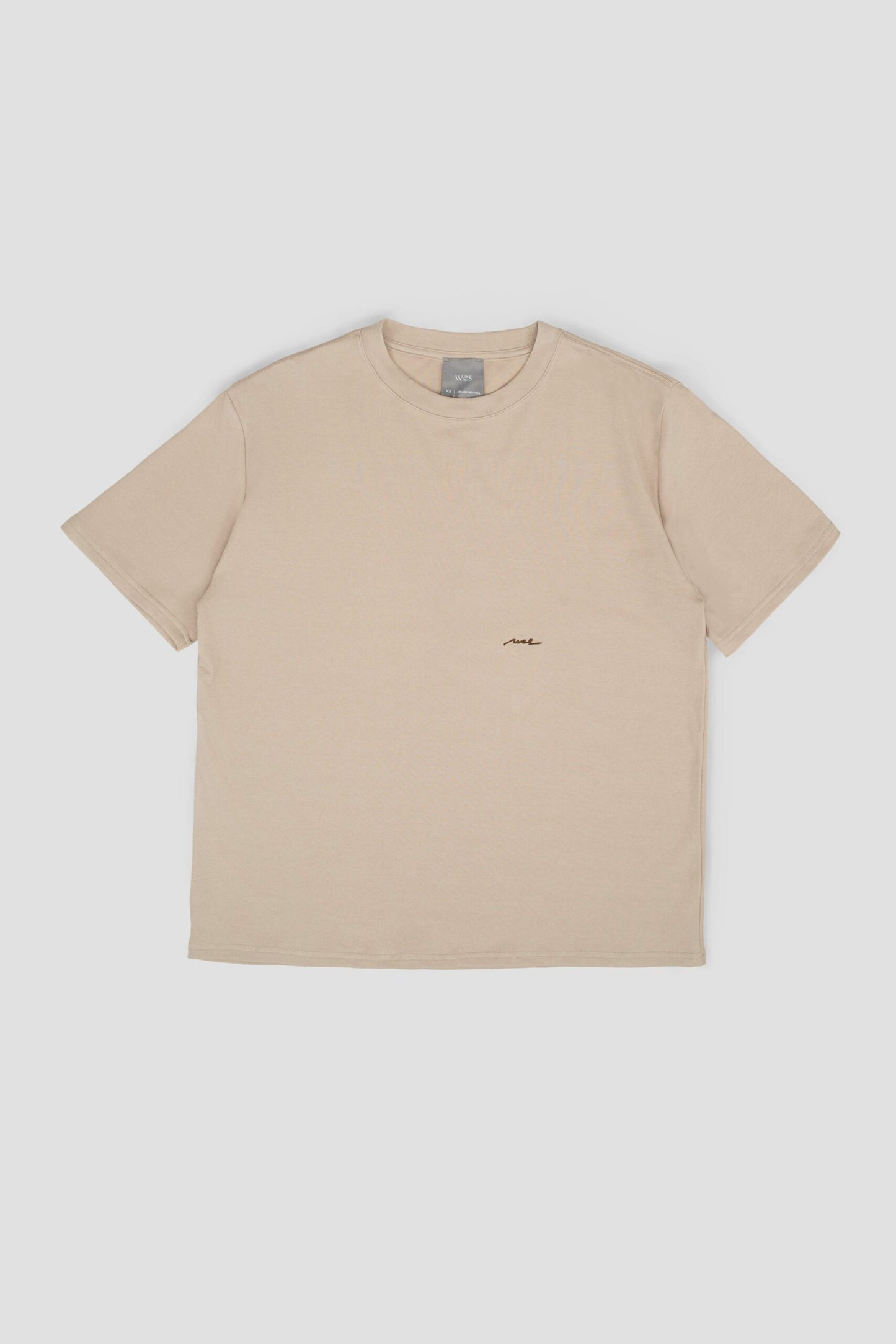 Gender Neutral Drift Knit Straight Long Tee (Beige) - BEV C multi label store