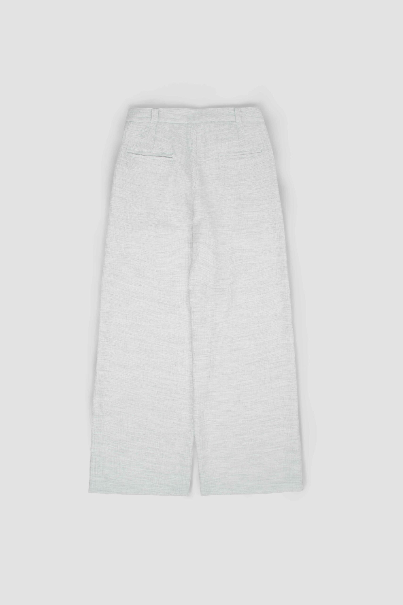 Tri Pleated Belted Trousers (Grey) - BEV C multi label store