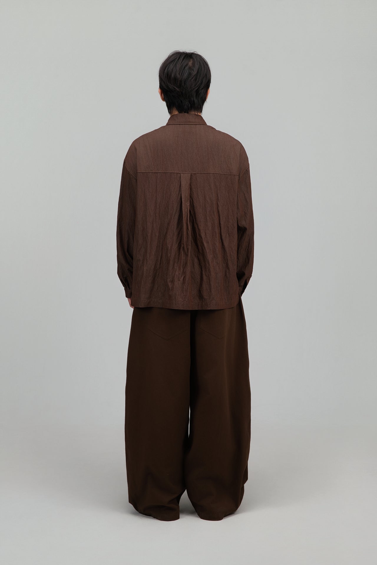 Gender Neutral Triple Knot Blouse (Brown) - BEV C multi label store