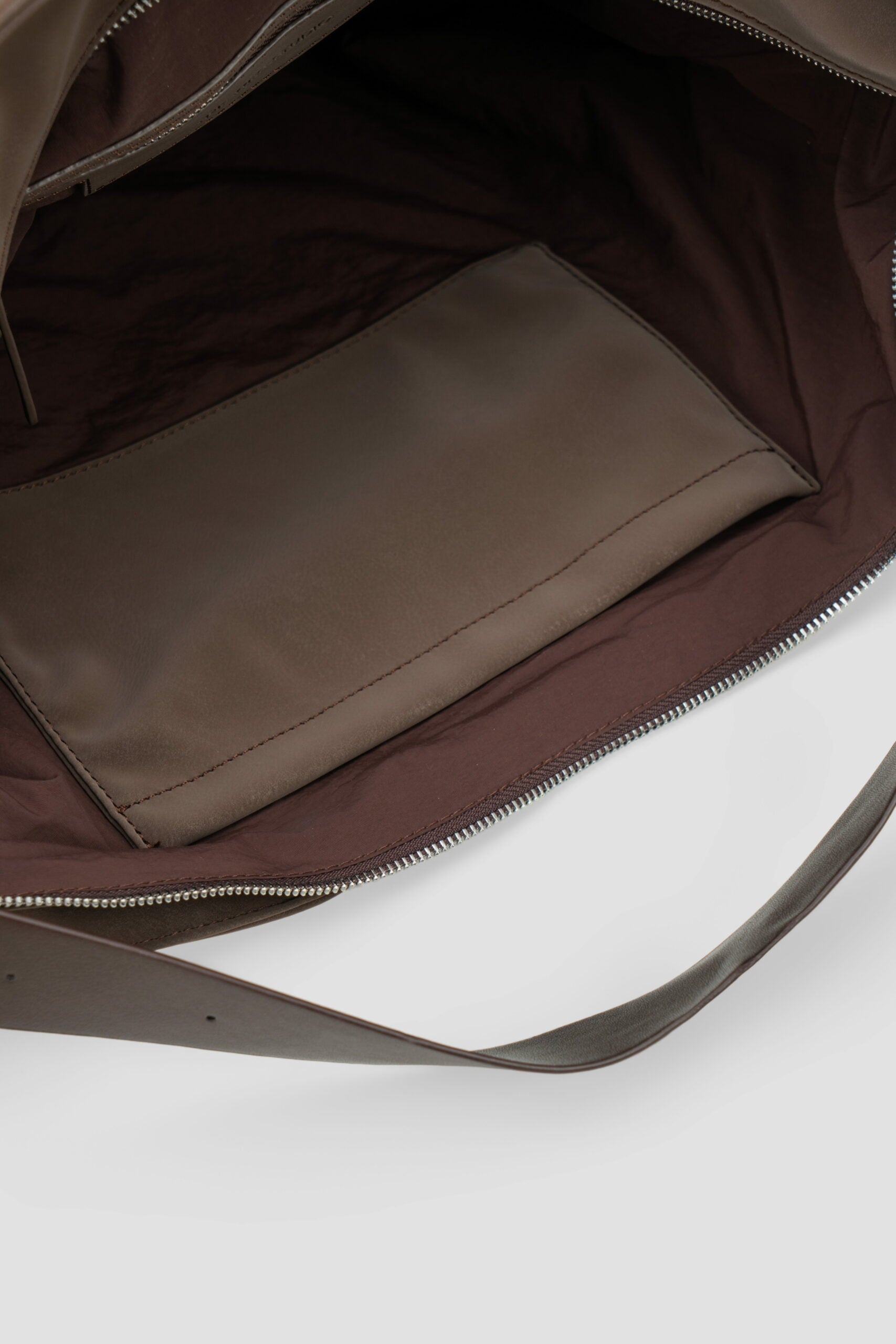 Large Soft Snow Leather Bag (Brown) - BEV C multi label store