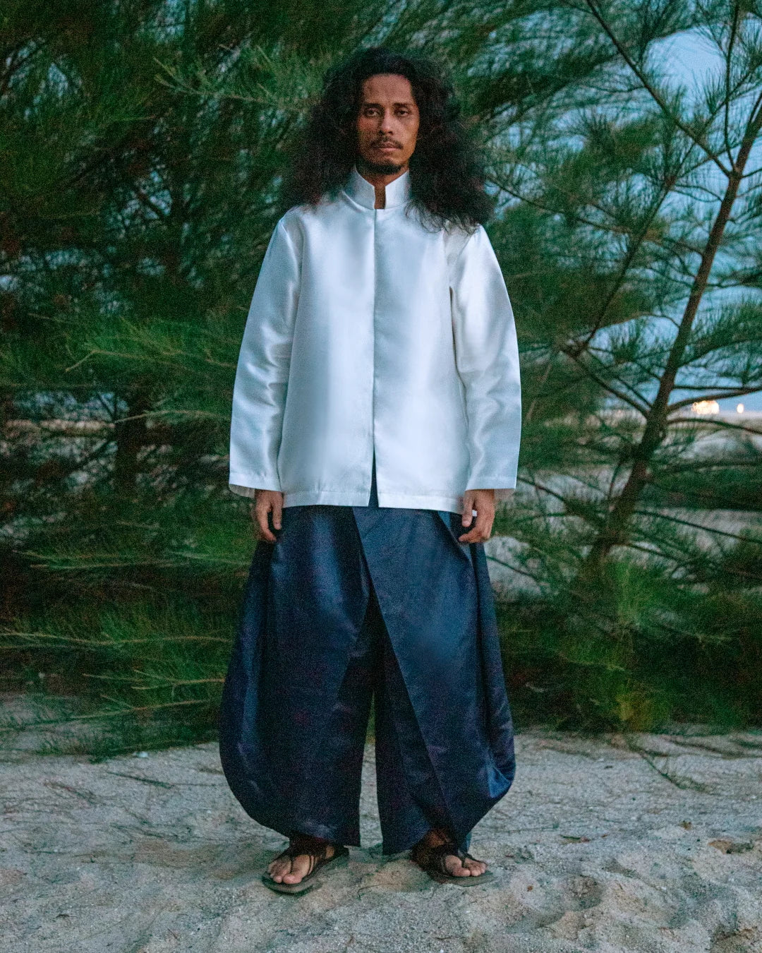 Dhoti Pants (Navy)