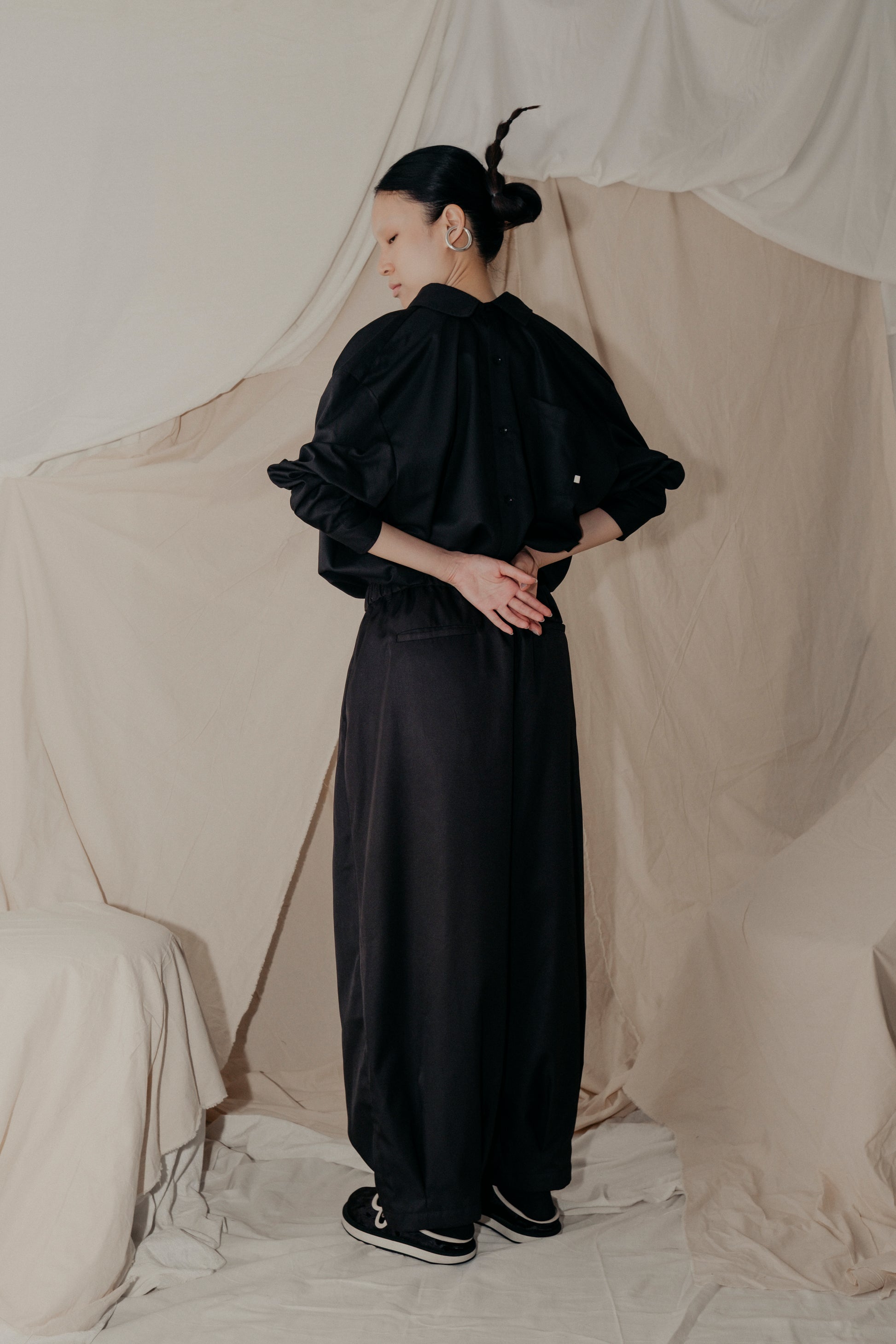 Sheeta Balloon Pants in Black - BEV C multi label store