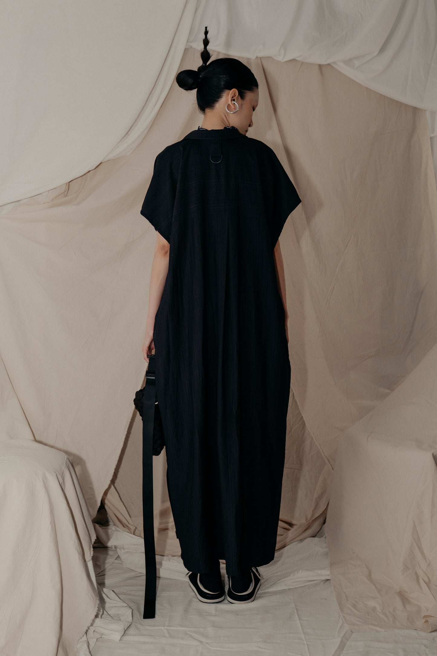 So Simple Collar Dress In Black - BEV C multi label store