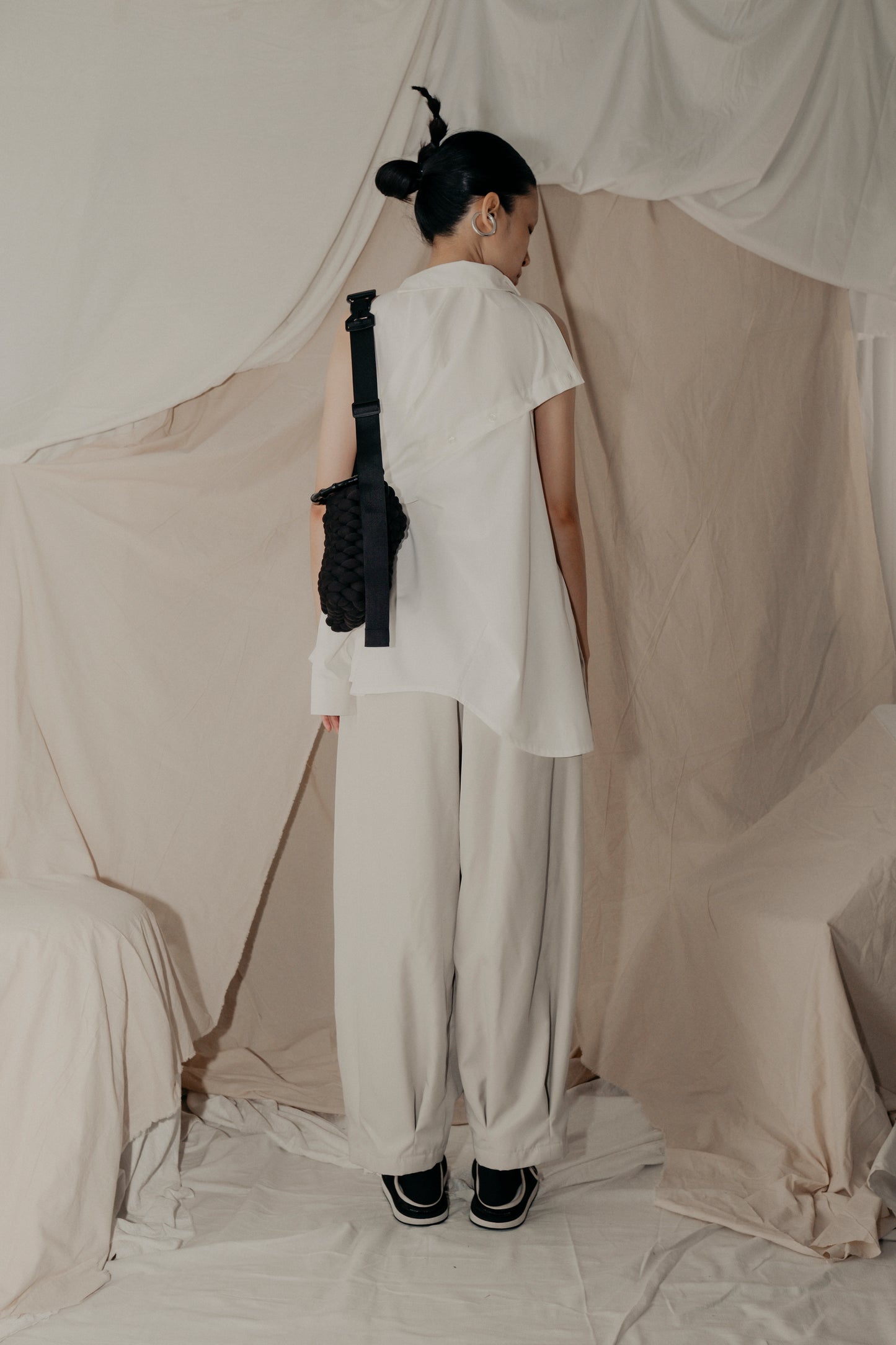 Not Just A Shirt in White - BEV C multi label store