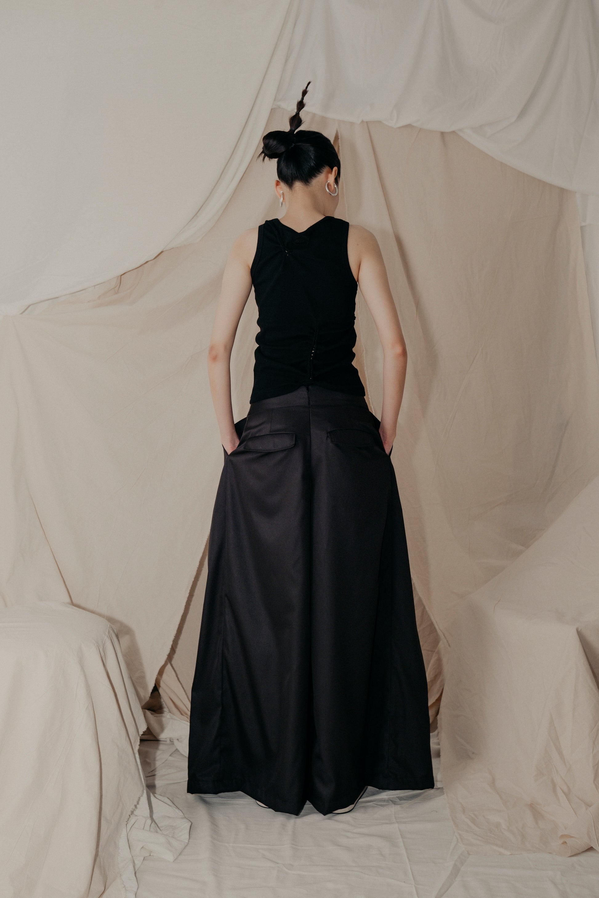 Ladies & Gentleman Skirt Pants in Black - BEV C multi label store