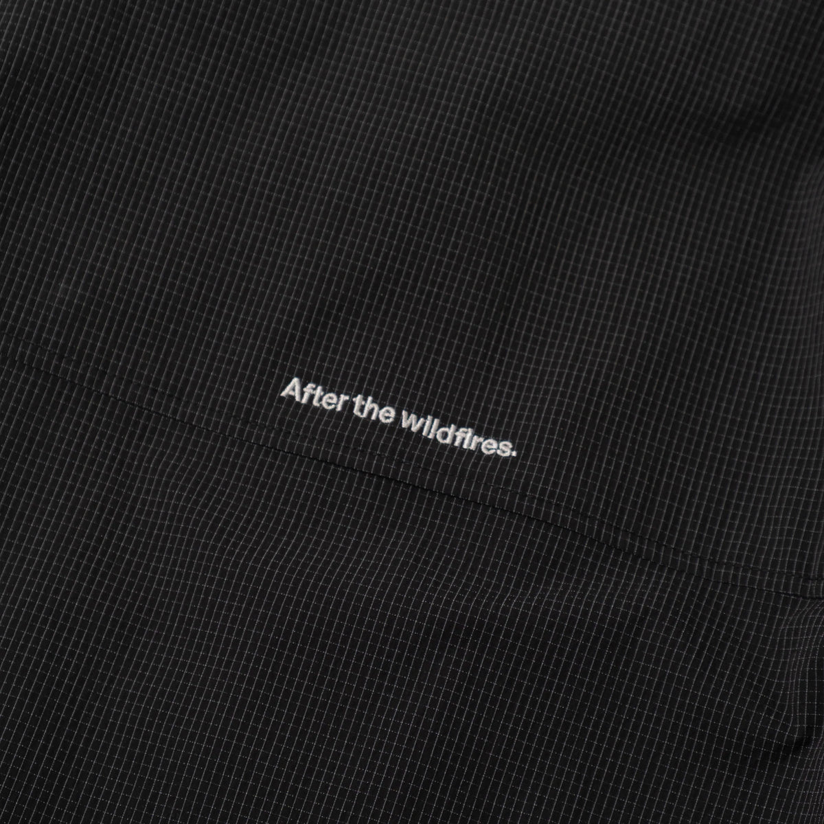 Seersucker Shirt Jacket / Nylon - Black