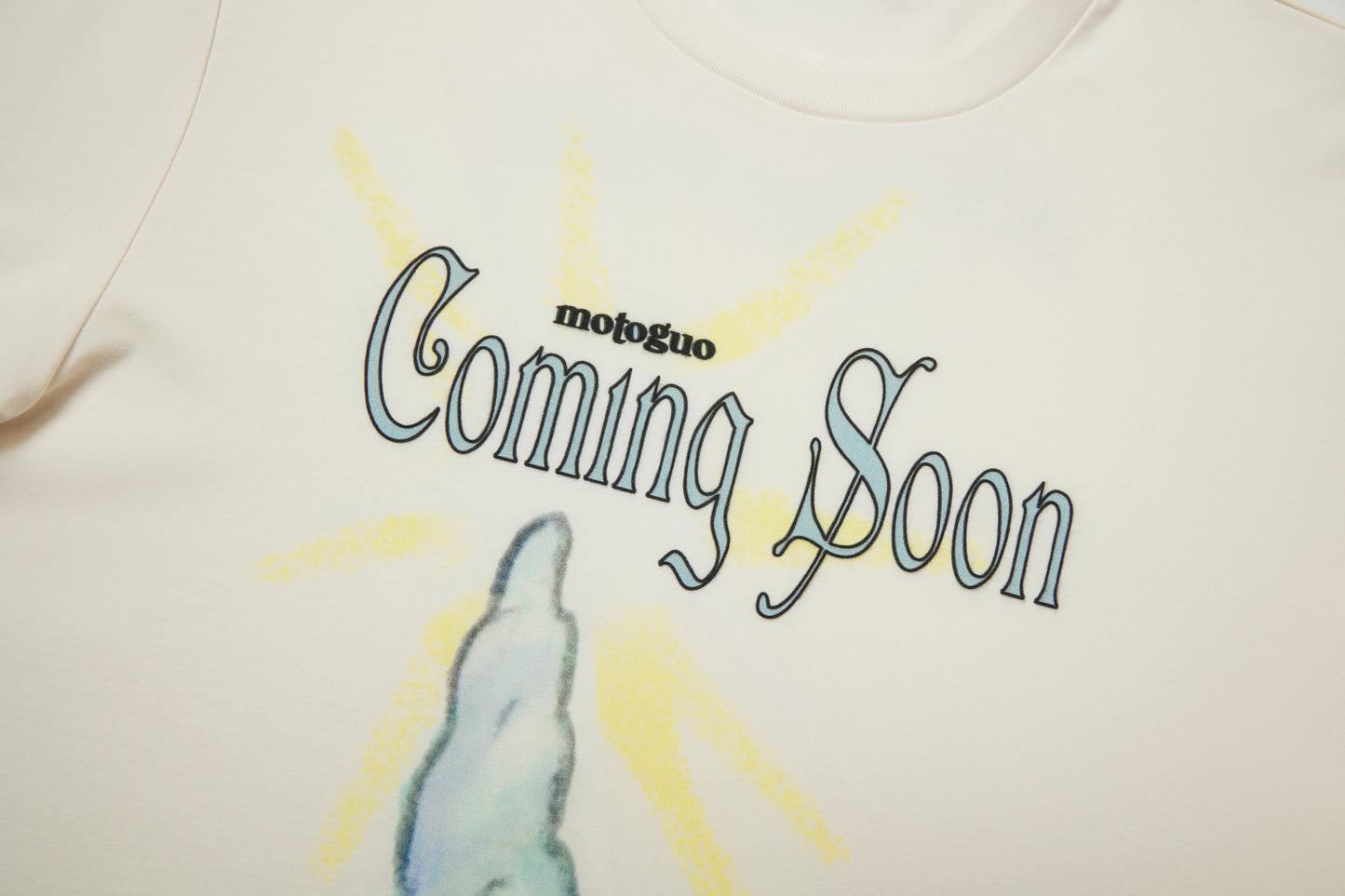 "Coming Soon" Short Sleeve T-Shirt (Off White) - BEV C multi label store