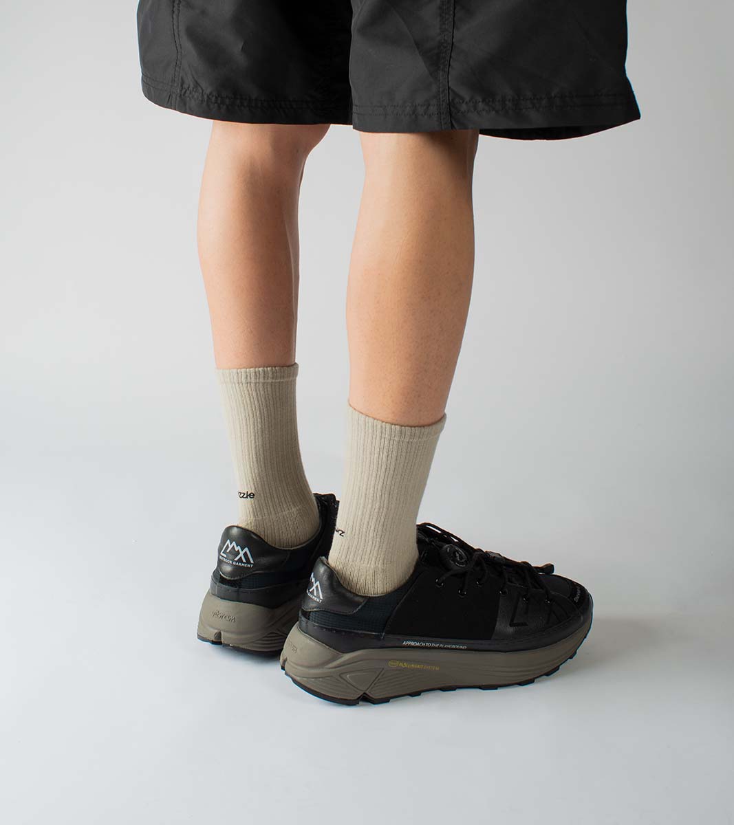 Essential Crew Casual Socks - Crew Beige - BEV C multi label store