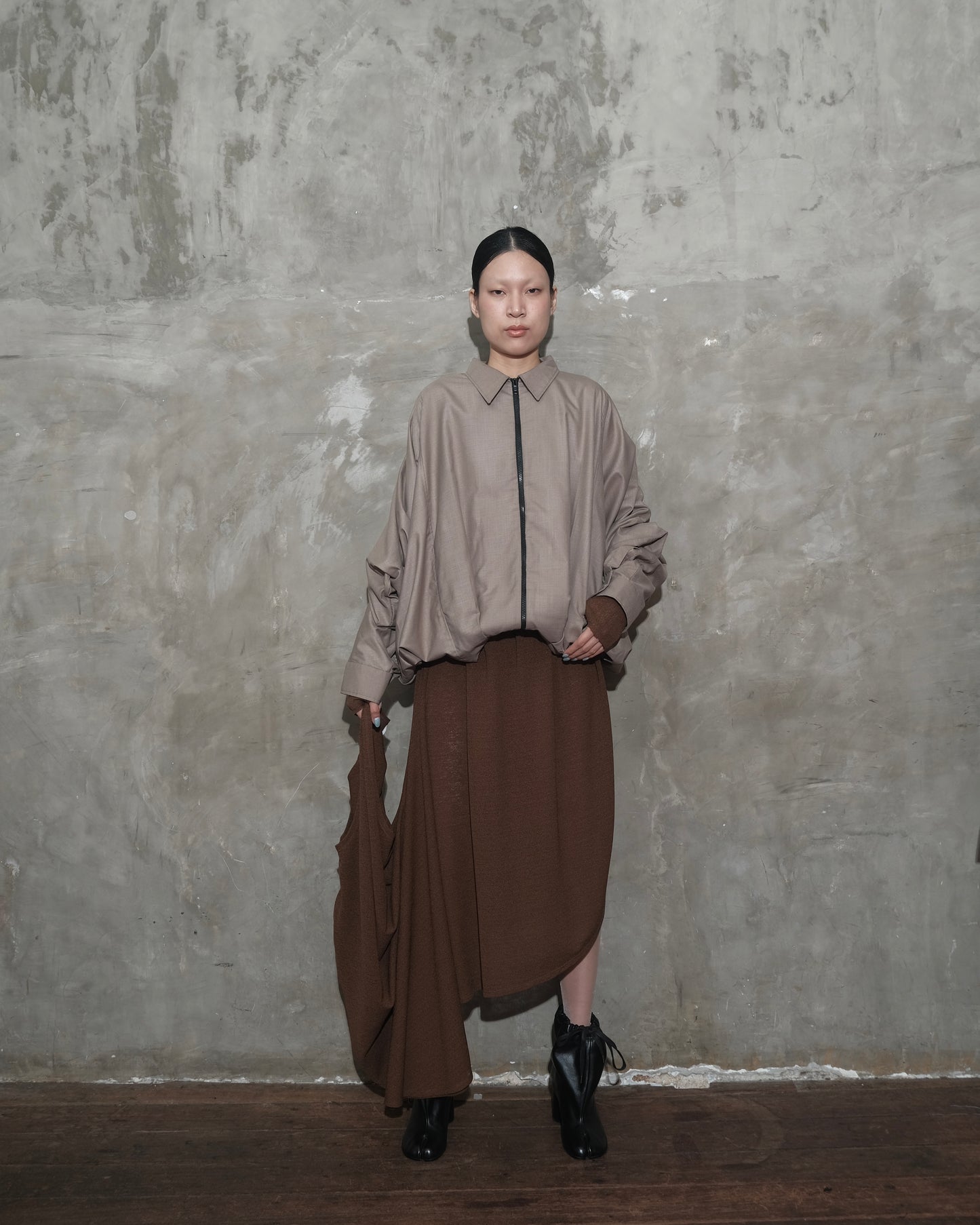 U Dress in Dark Brown - BEV C multi label store