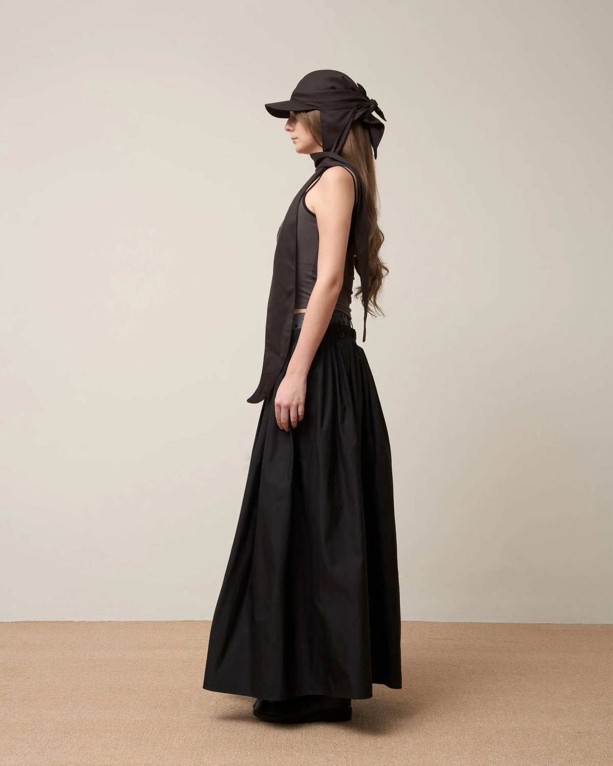 Vol.3 Ch.2 Flowing Double Layered Polka Midi Skirt - BEV C multi label store