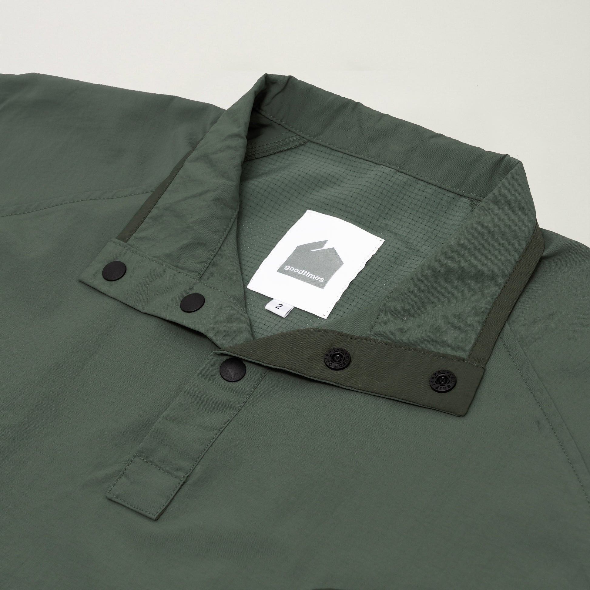 Half Snap Pullover Shirt (Moss Green) - BEV C multi label store